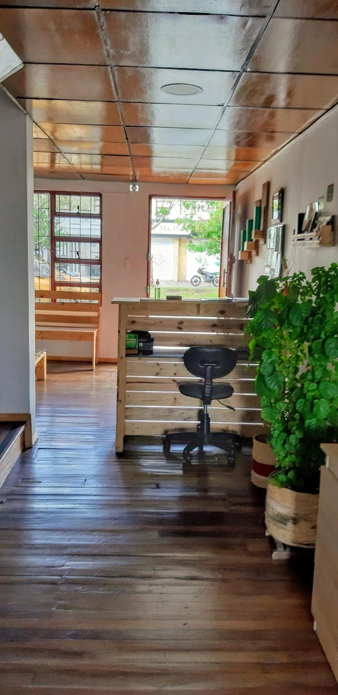 Lobby or reception in Hostal Triangulo del Café