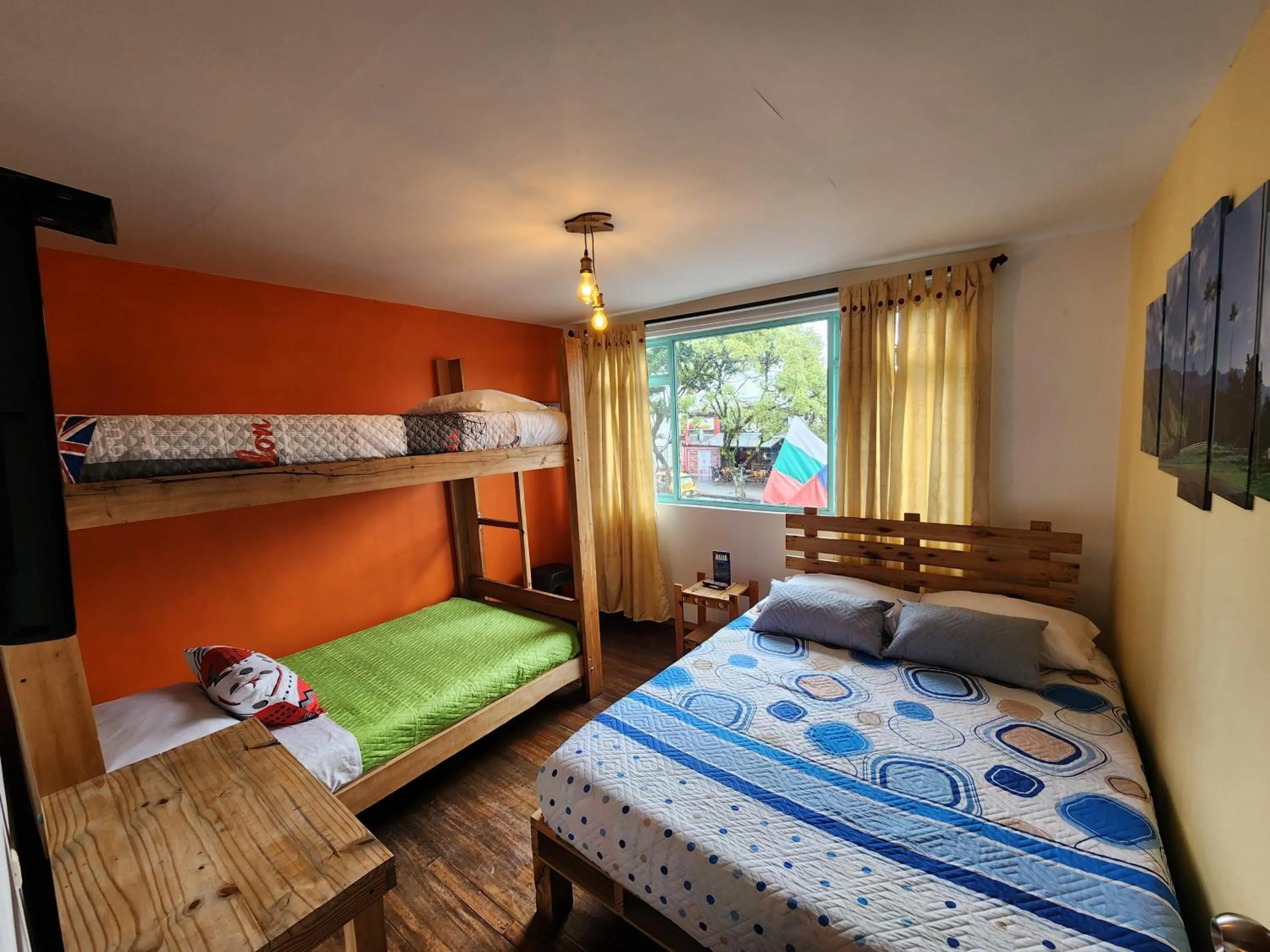 Bed in Hostal Triangulo del Café