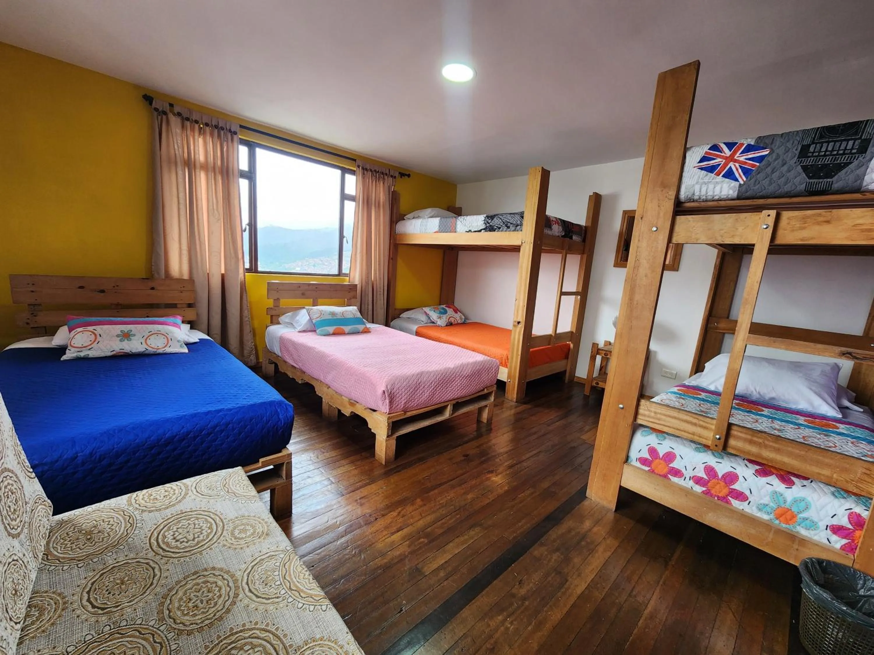 Bed in Hostal Triangulo del Café