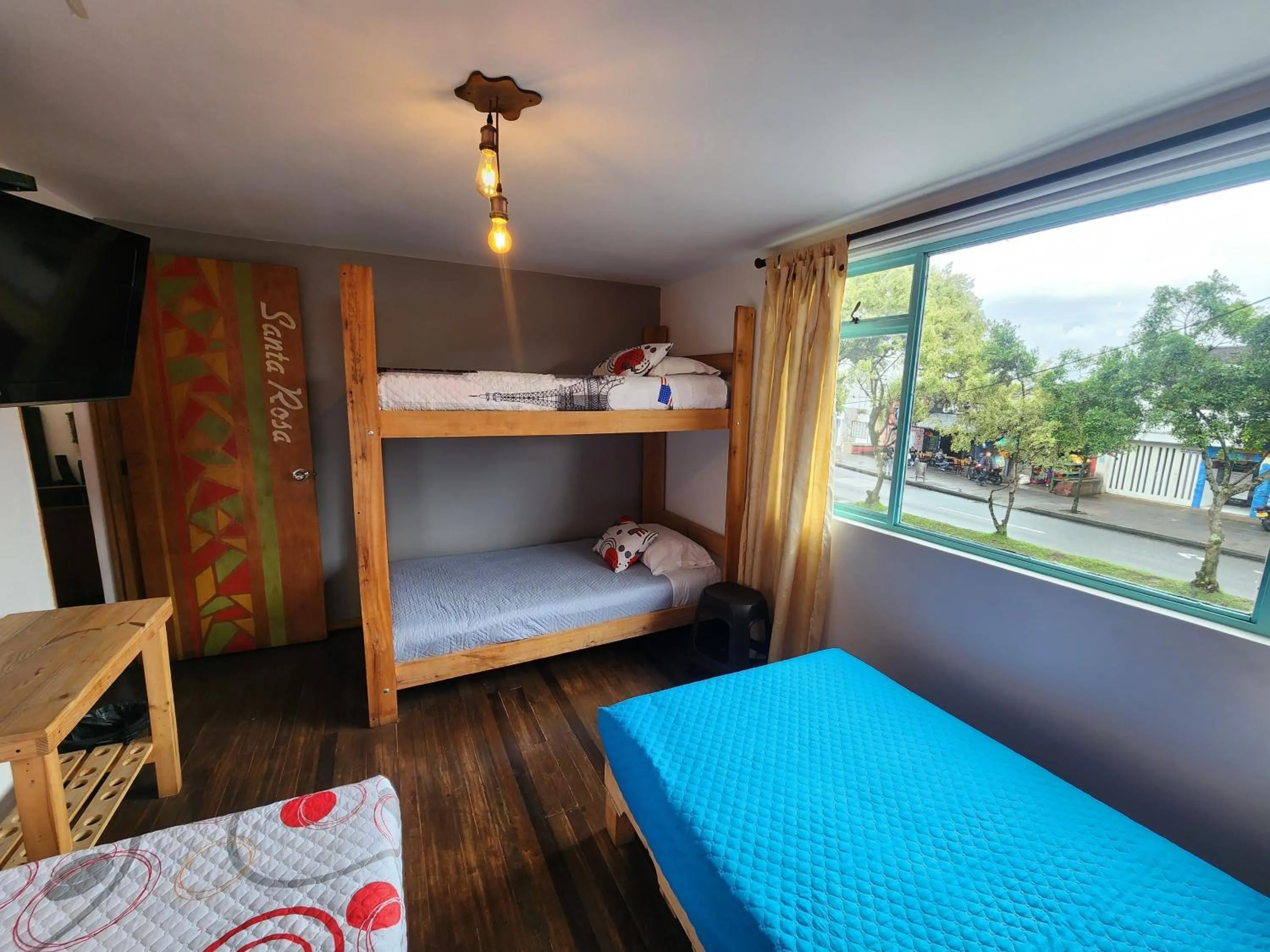 Bed in Hostal Triangulo del Café