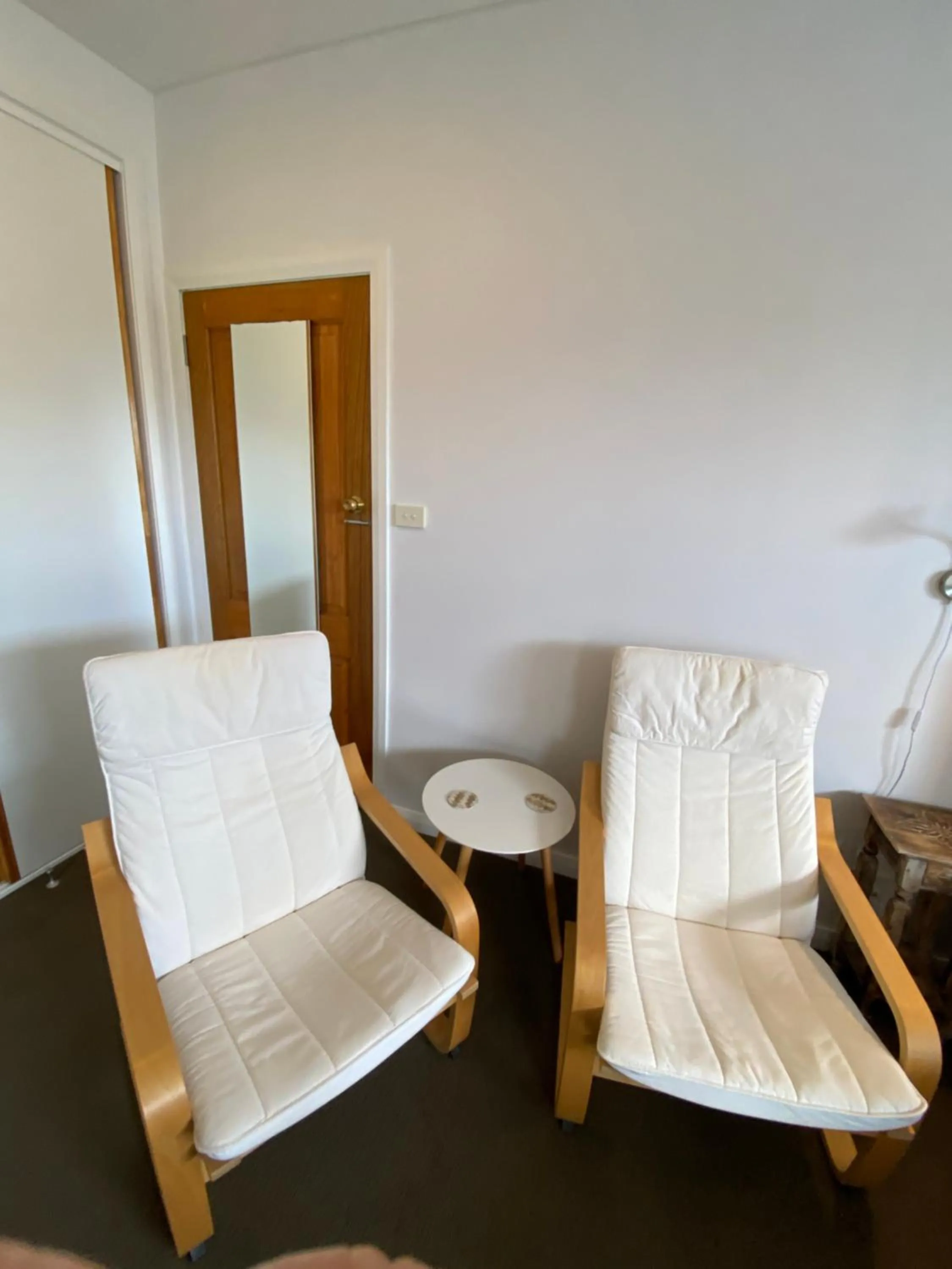 Seating area in Serenity Lodge for Couples