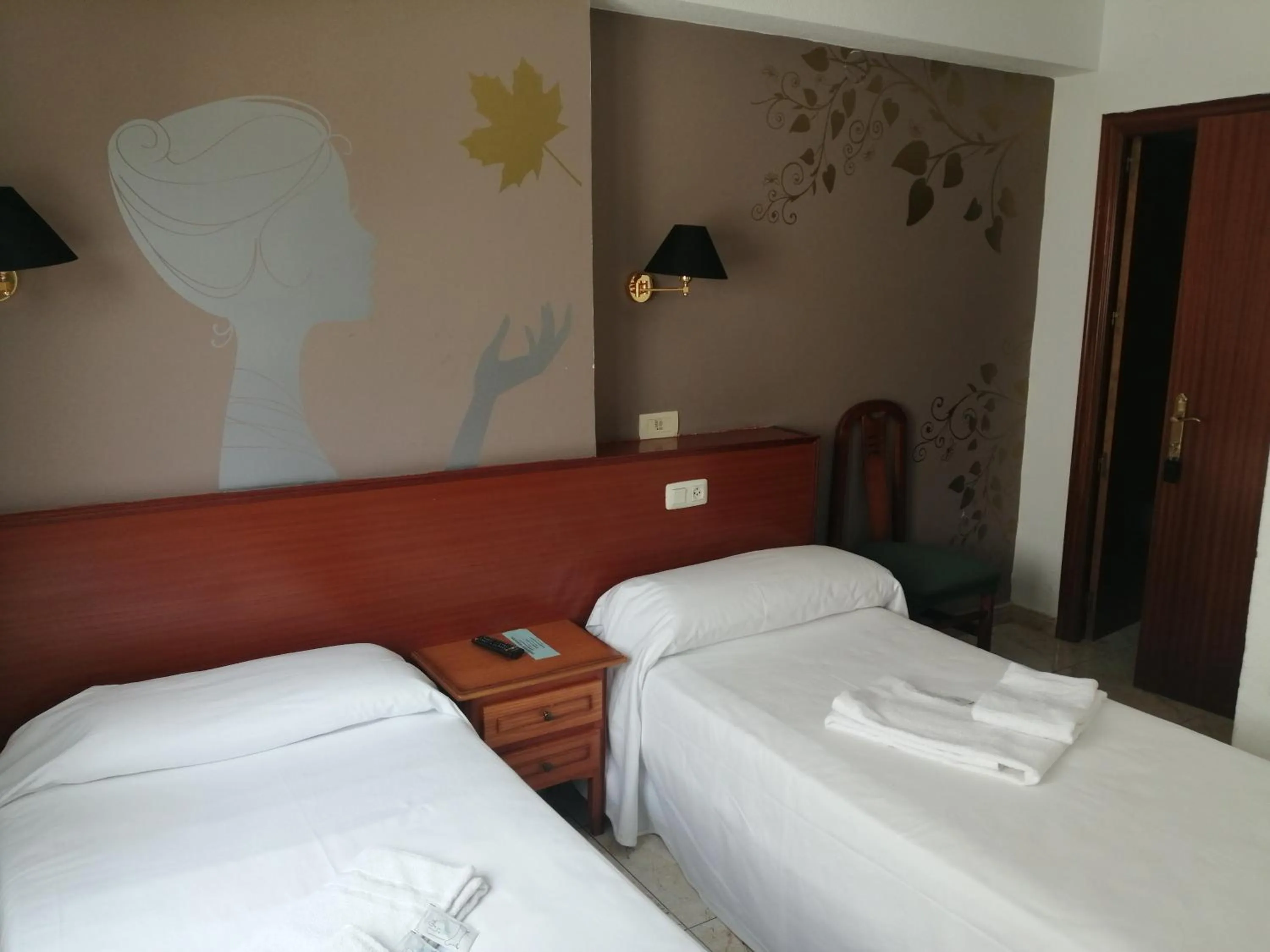 Bed in Hostal Jaime I