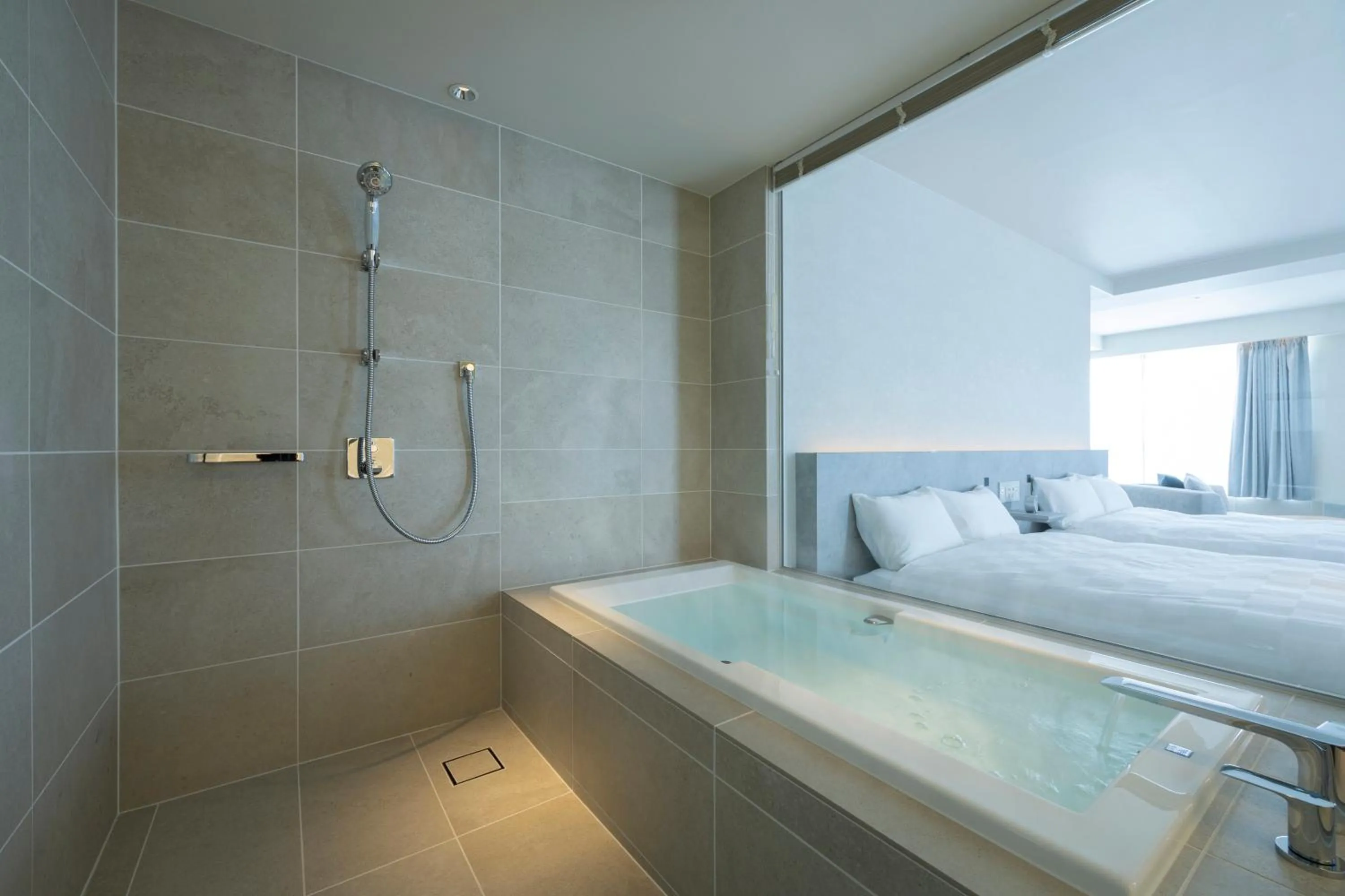 Bathroom, Bed in ROYAL CHESTER NAGASAKI hotel&retreat