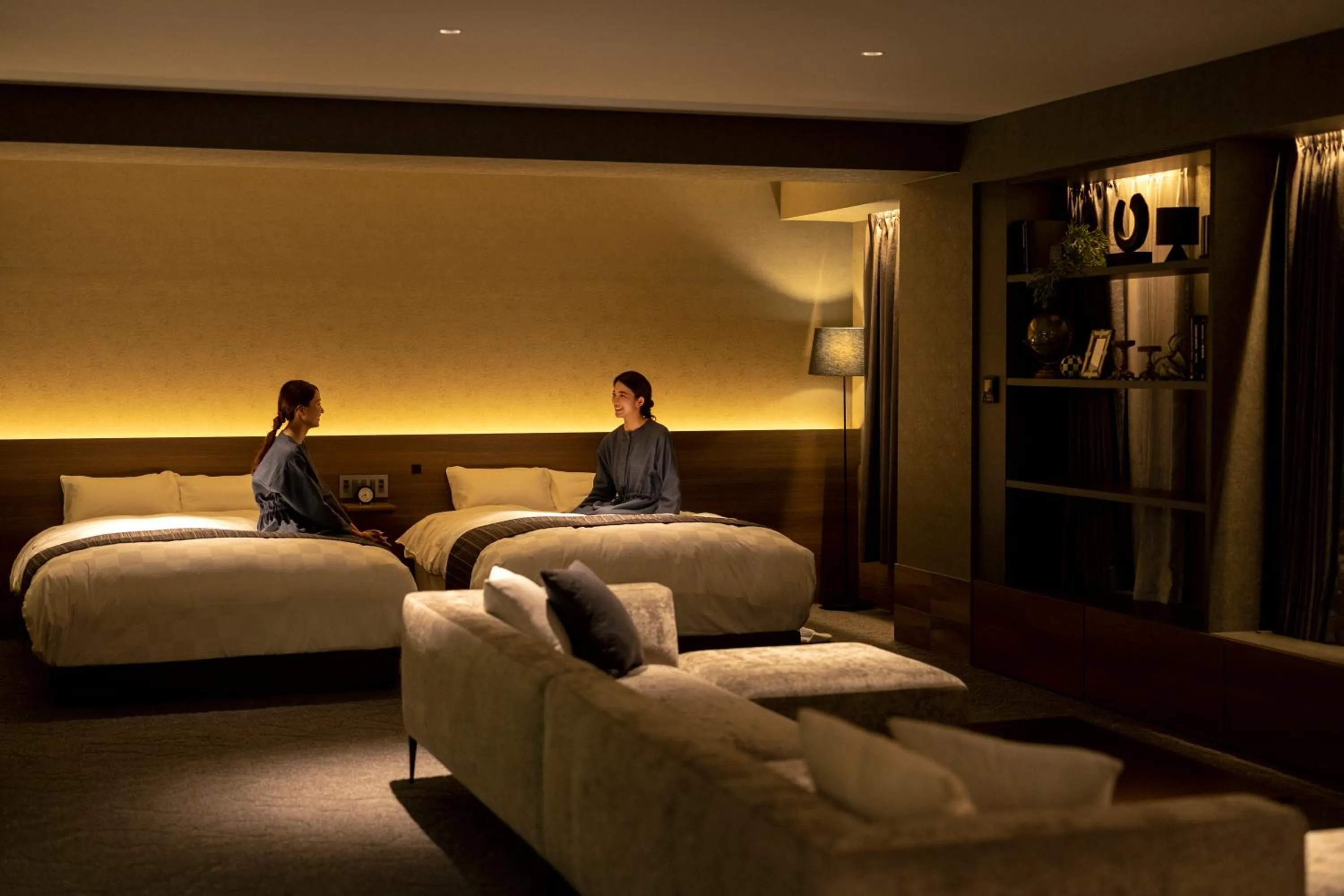 Bed in ROYAL CHESTER NAGASAKI hotel&retreat