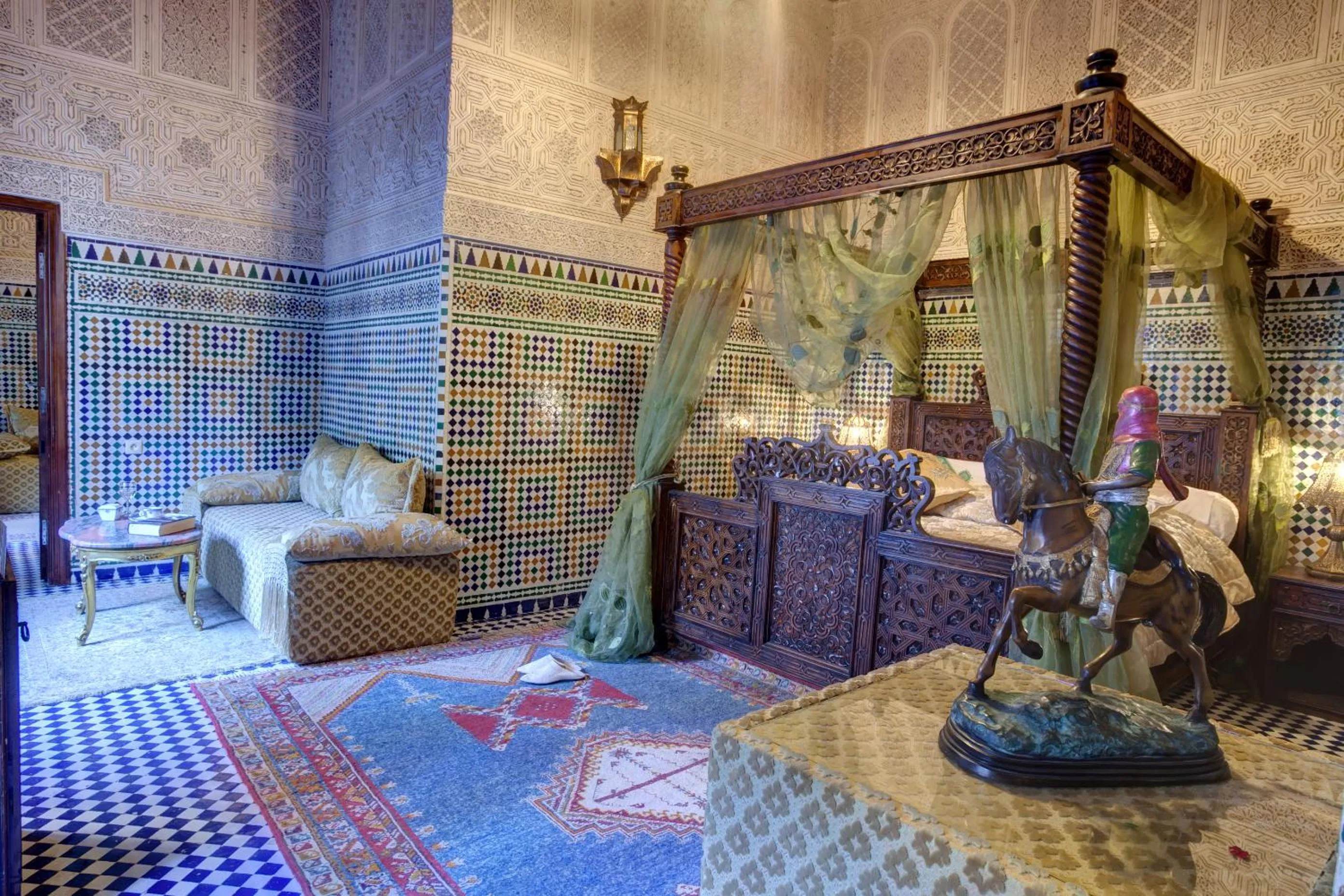 Decorative detail in Riad Salam Fes & Spa