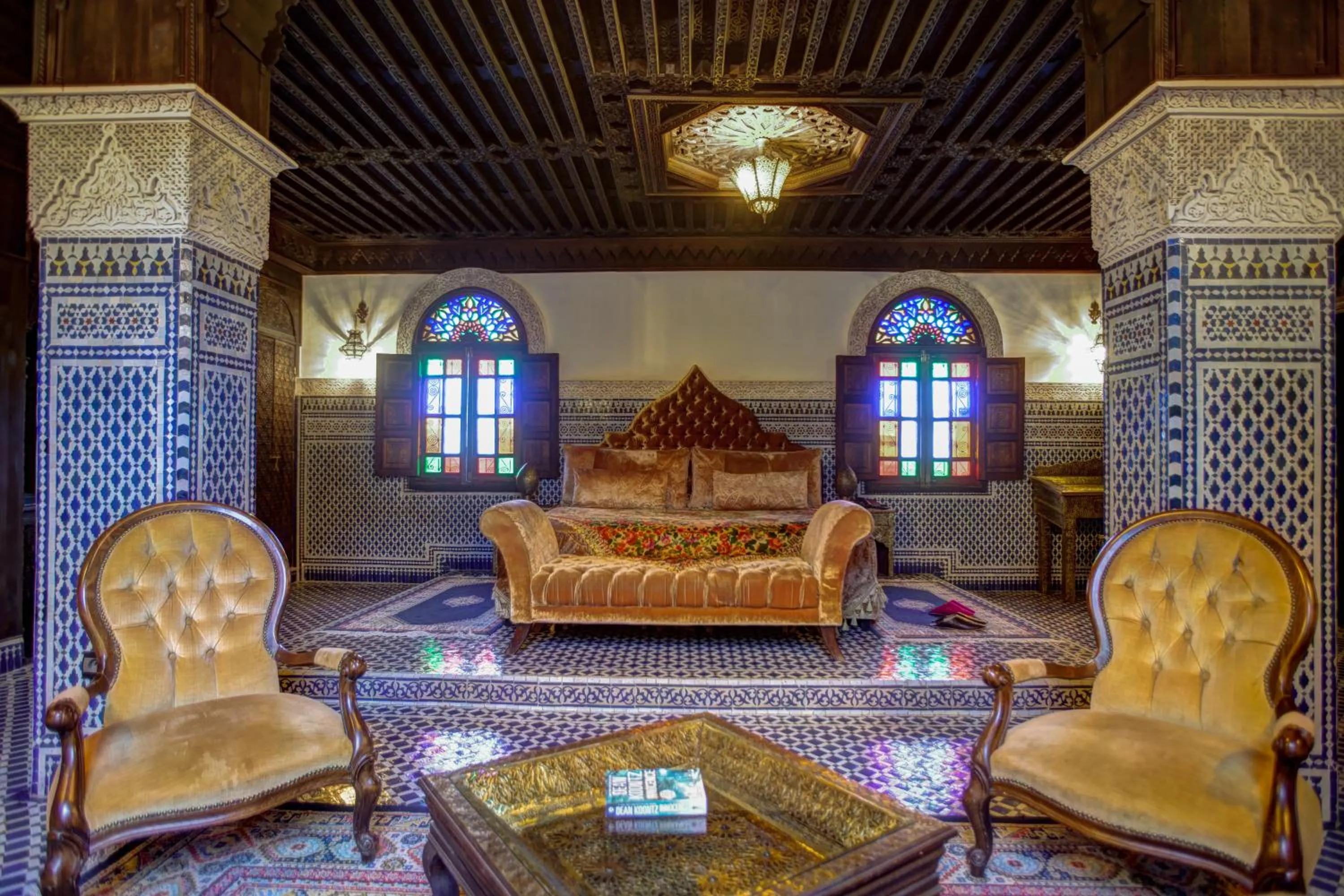 Decorative detail in Riad Salam Fes & Spa
