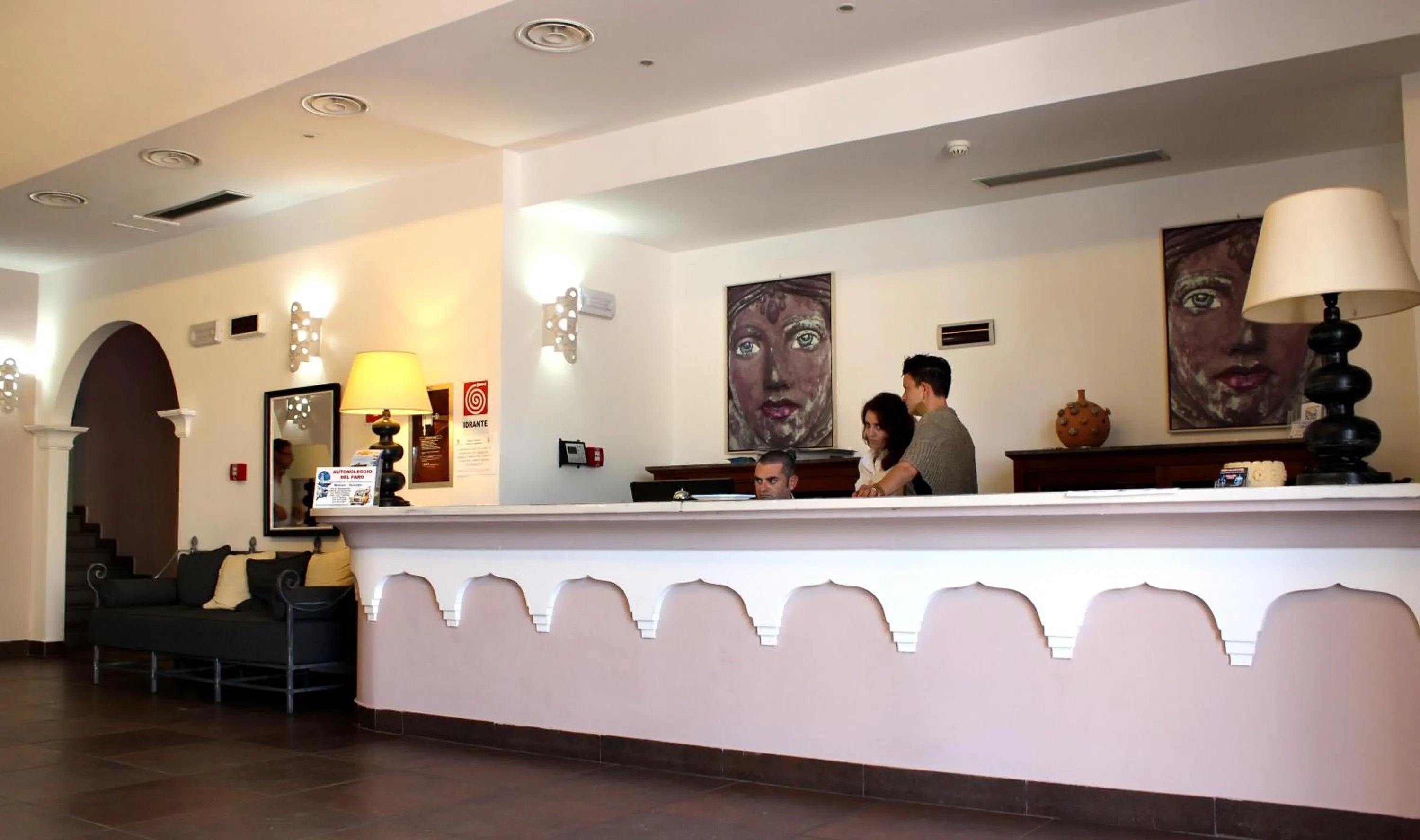 Lobby or reception in Hotel O'scià