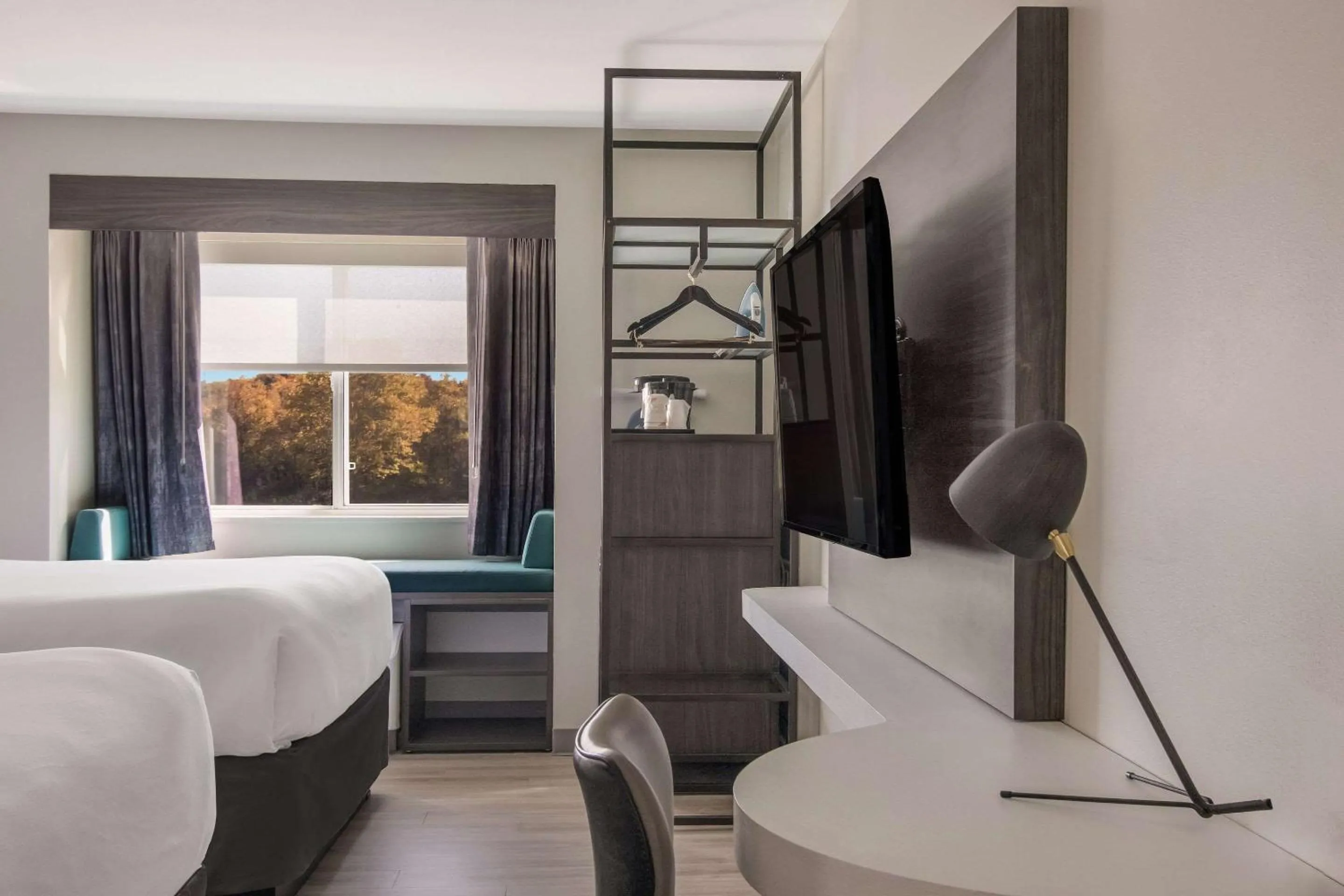 Bedroom in Sleep Inn & Suites Clarion, PA near I-80