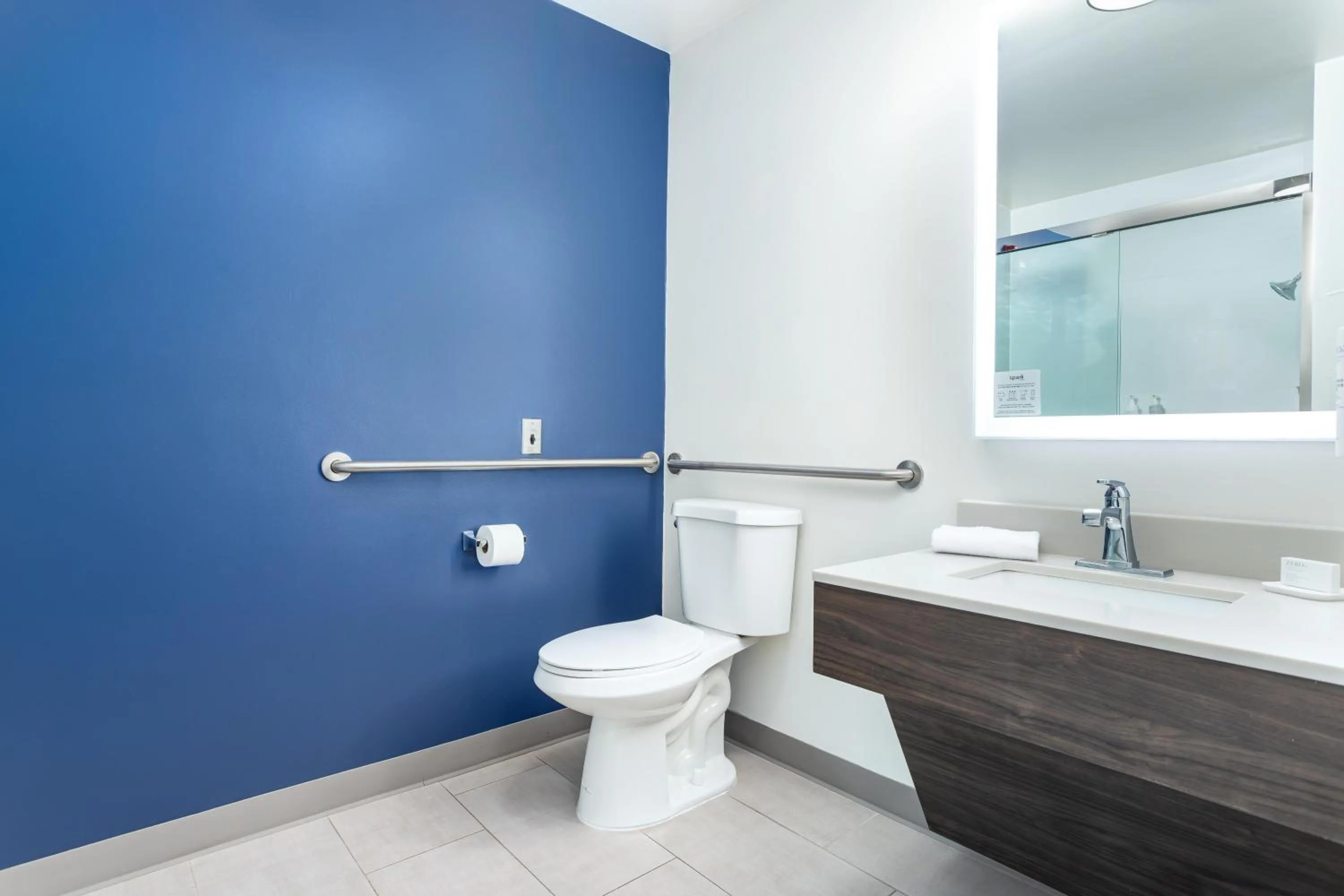 Bathroom in Spark by Hilton Clarion