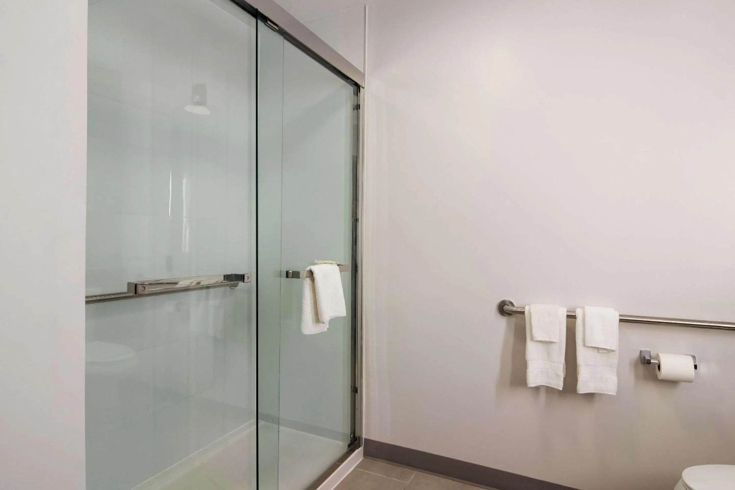 Bathroom in Sleep Inn & Suites Clarion, PA near I-80