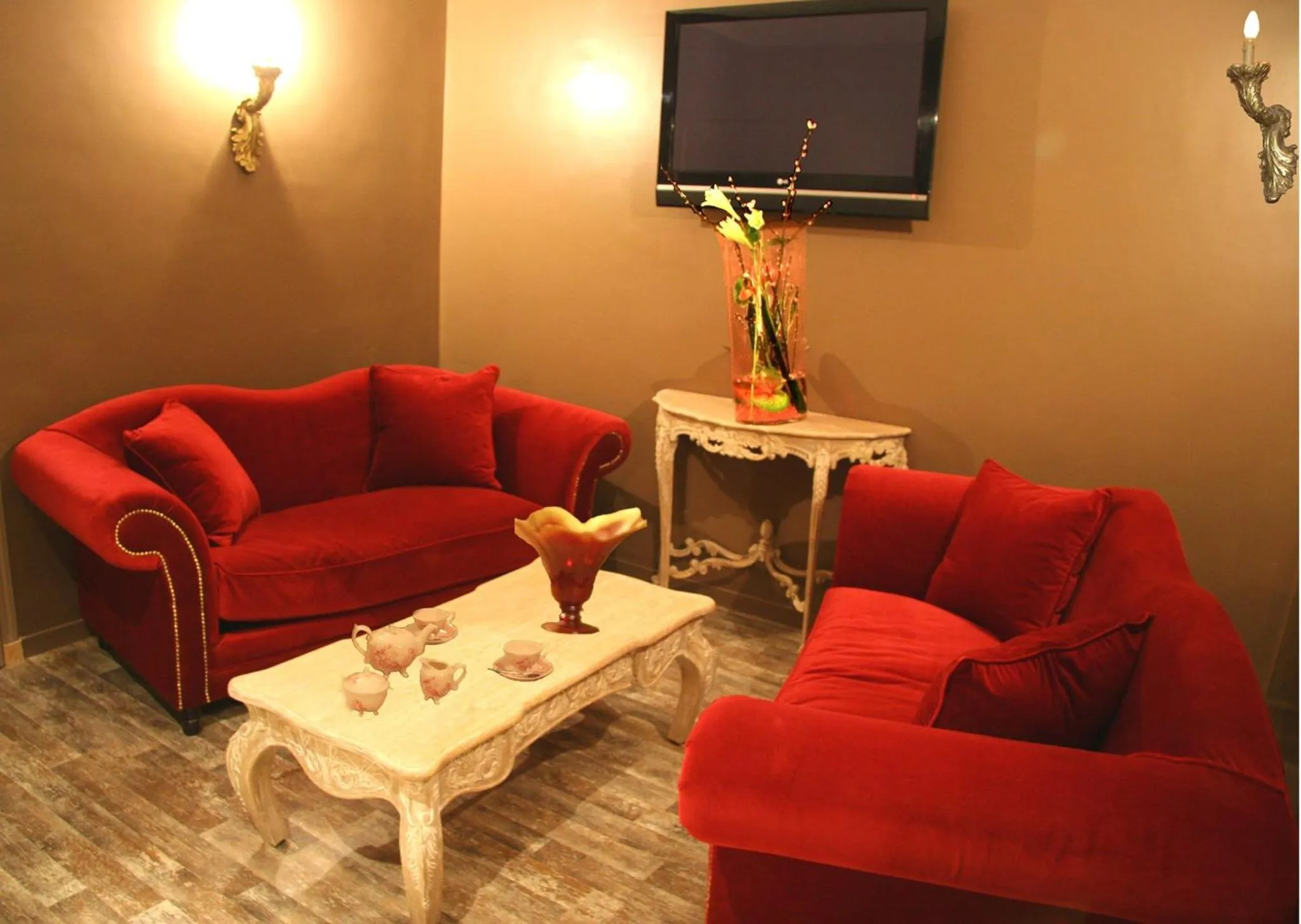 Living room in Hotel le Romanesque