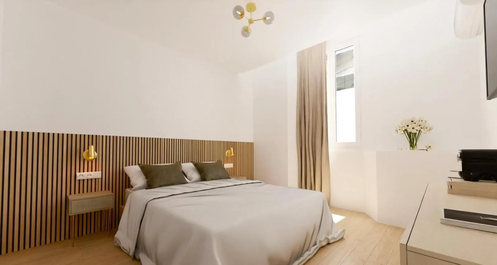 Bed in Hotel le Romanesque