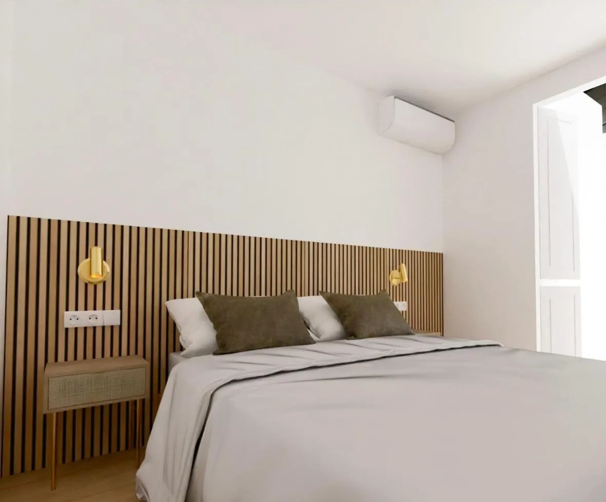 Bed in Hotel le Romanesque