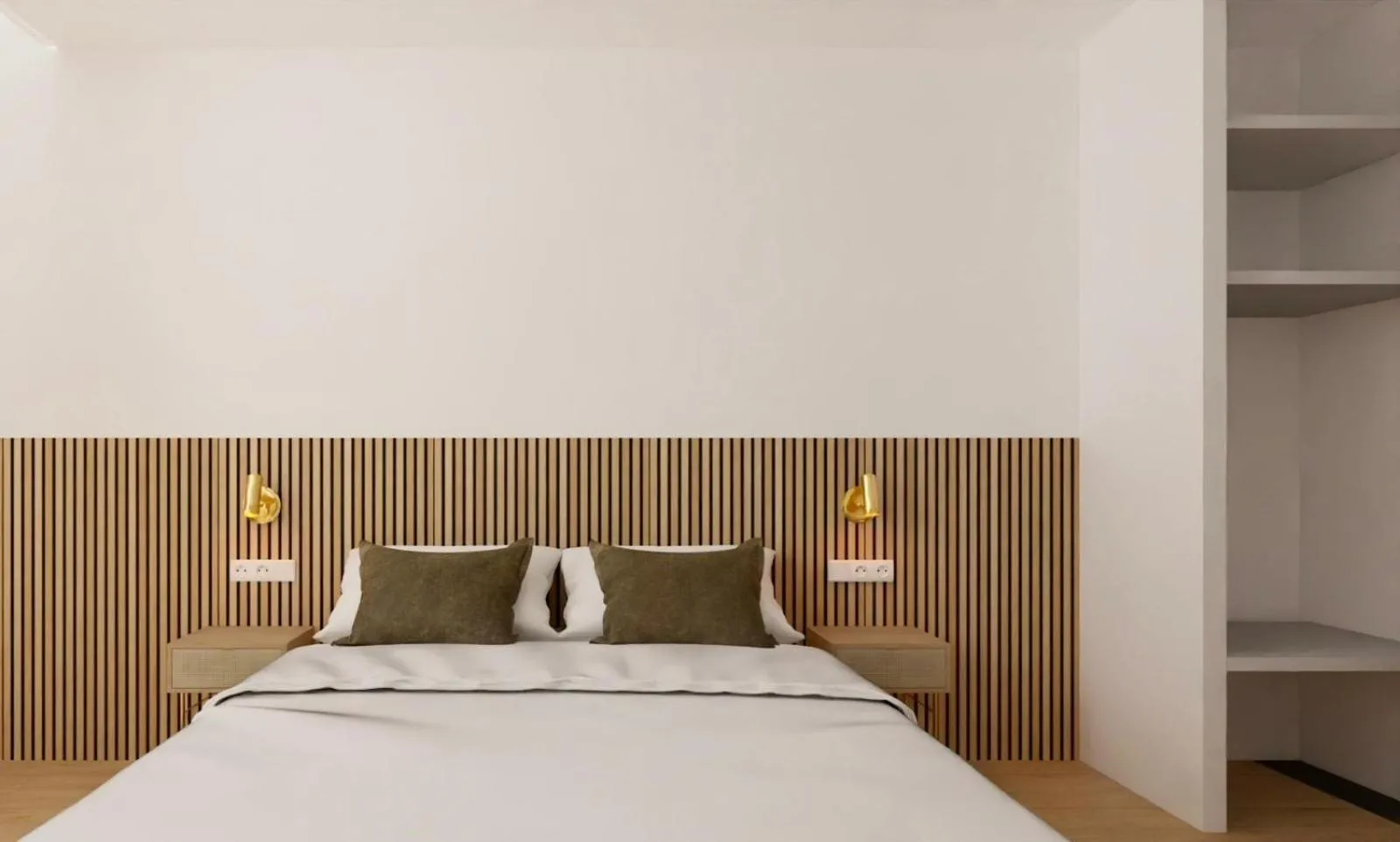 Bed in Hotel le Romanesque