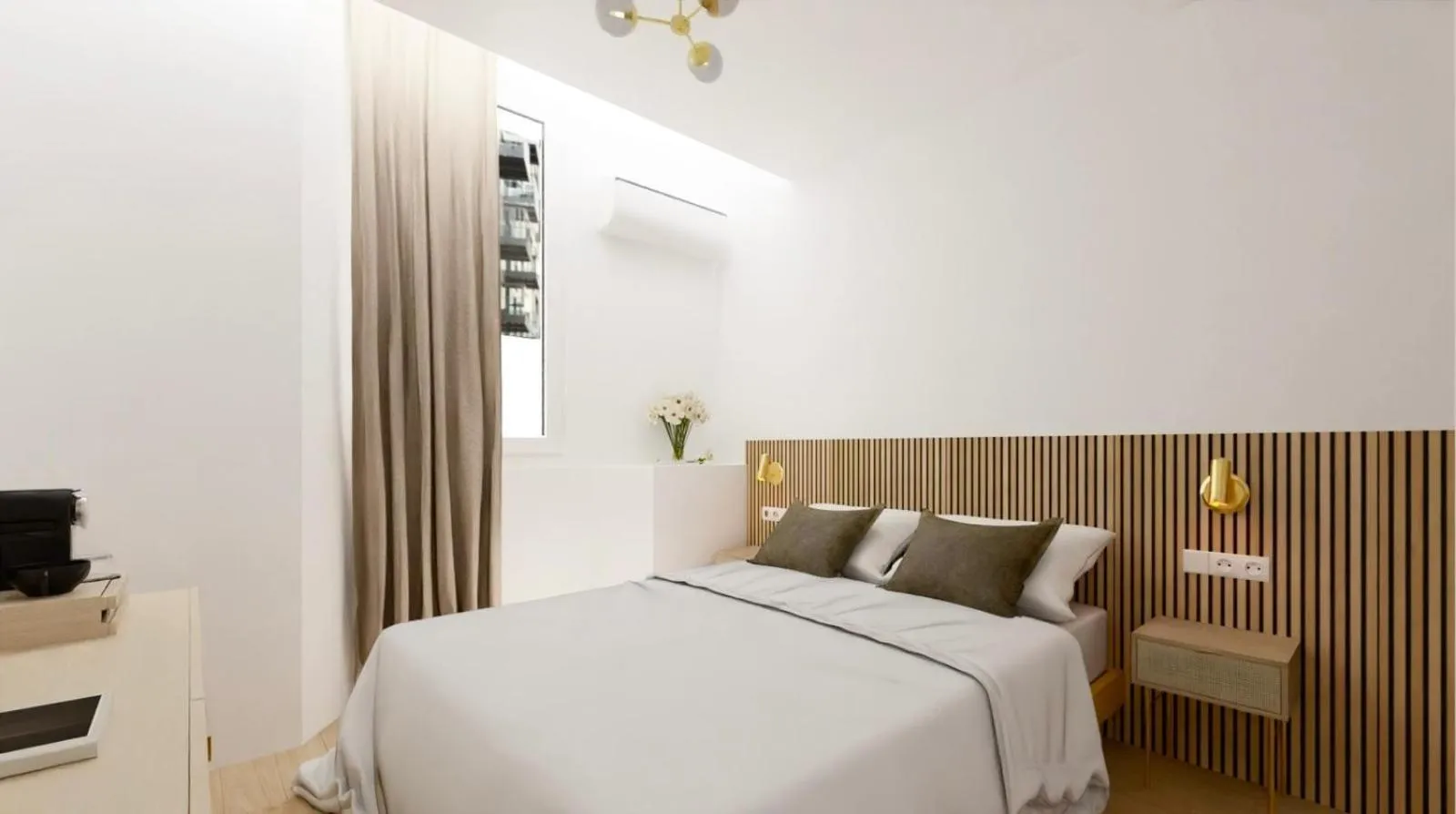 Bed in Hotel le Romanesque