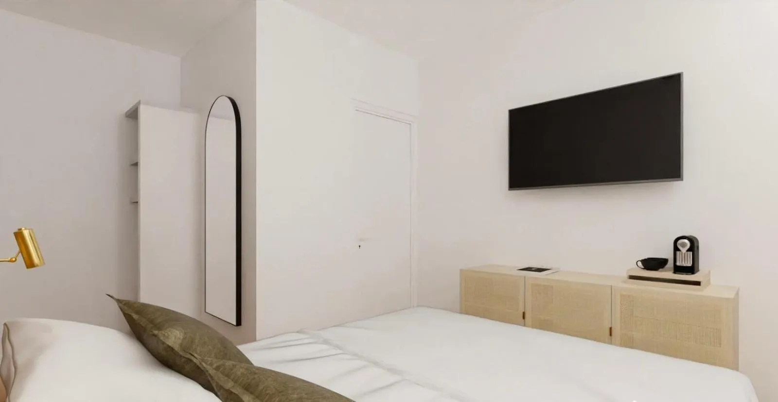 Bed in Hotel le Romanesque