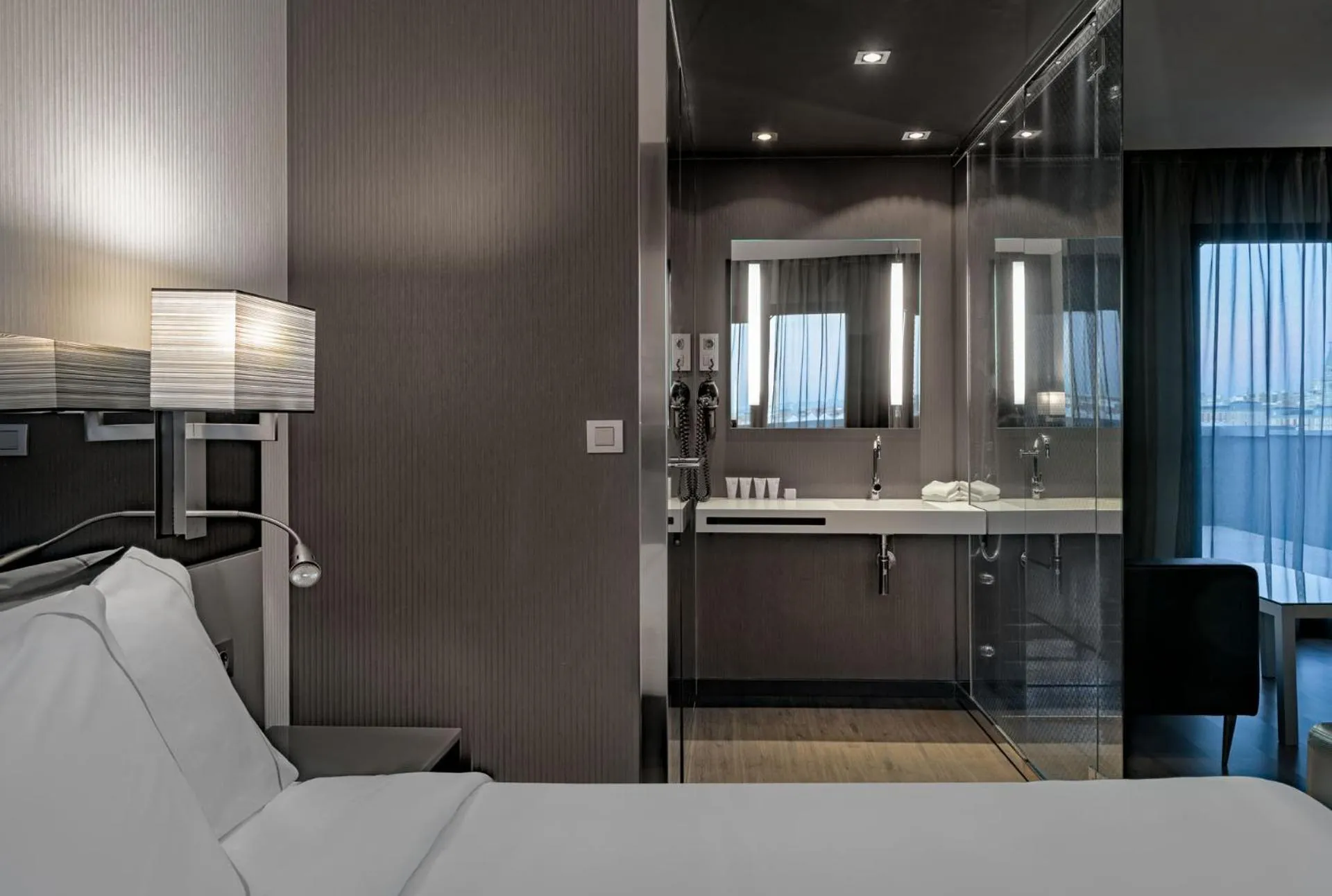 Bathroom in AC Hotel Atocha by Marriott