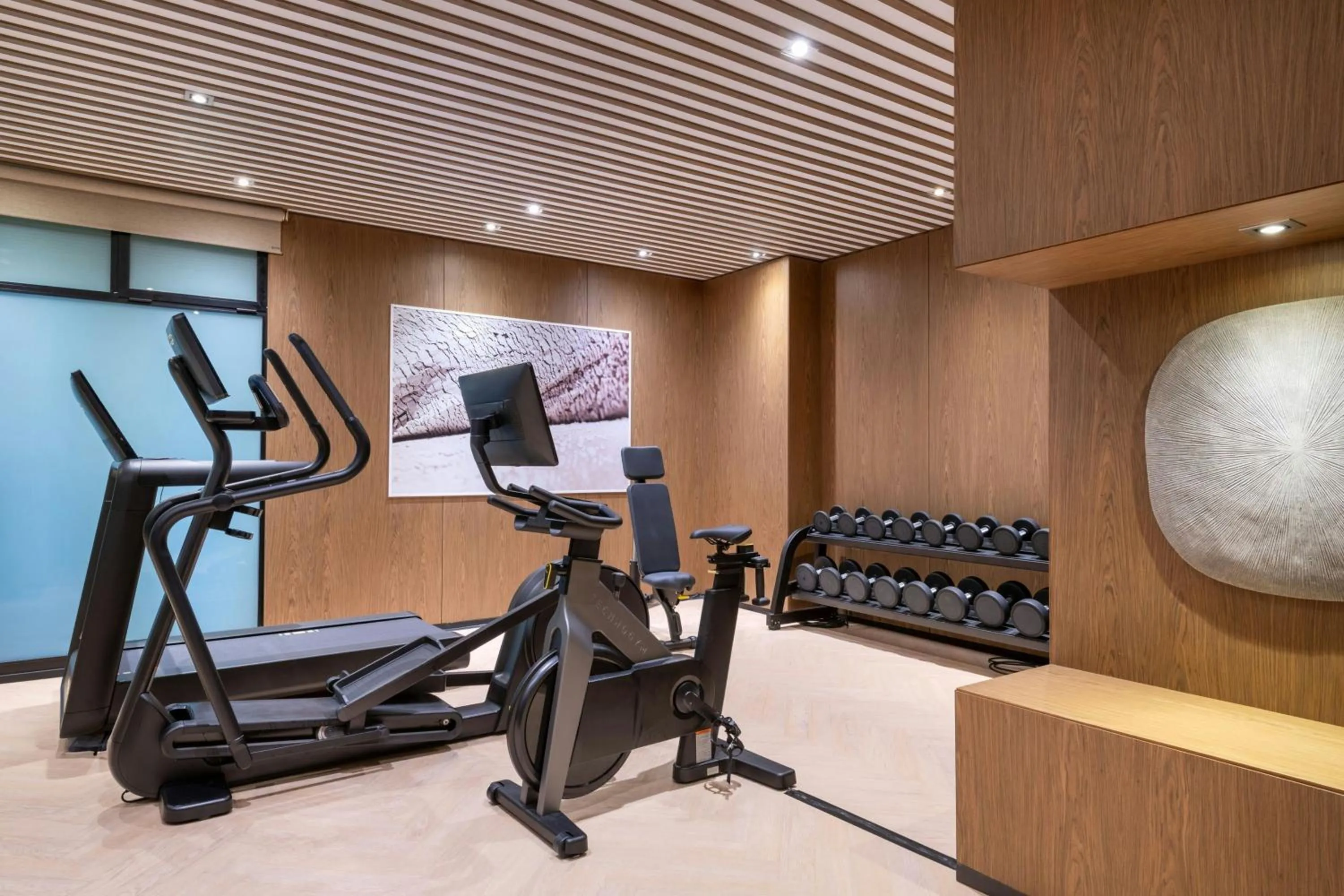 Fitness centre/facilities in AC Hotel Atocha by Marriott