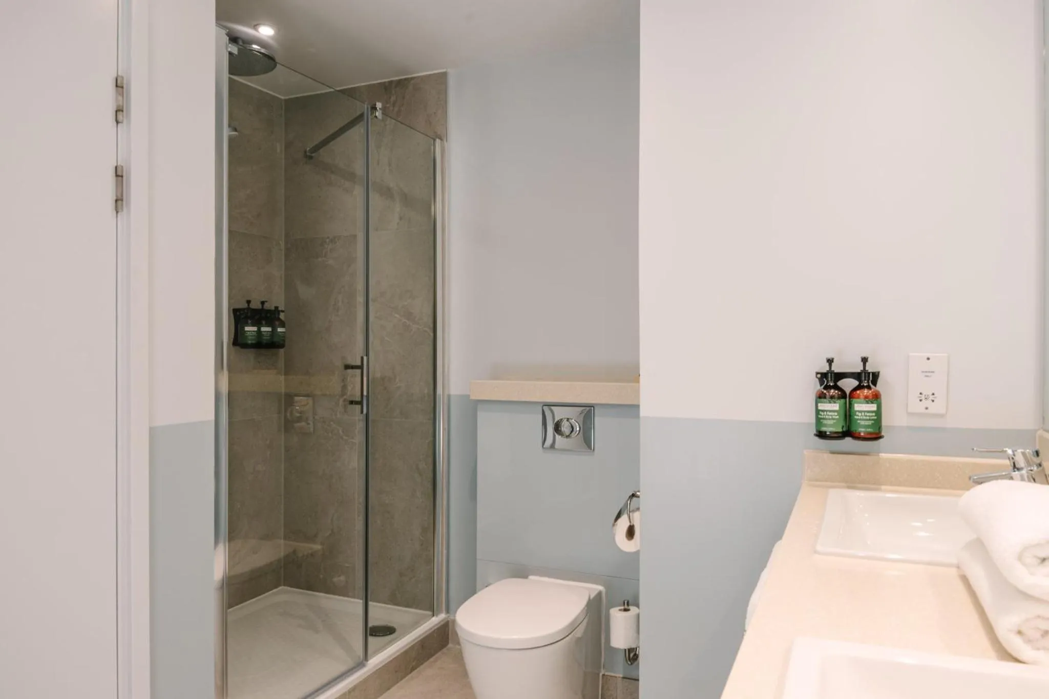 Bathroom in voco Winchester Hotel & Spa by IHG