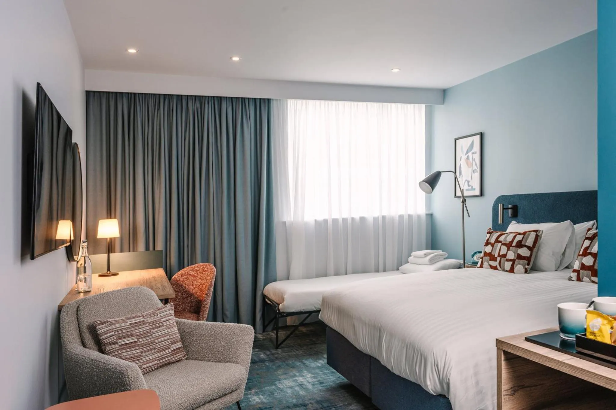 Photo of the whole room, Bed in voco Winchester Hotel & Spa by IHG