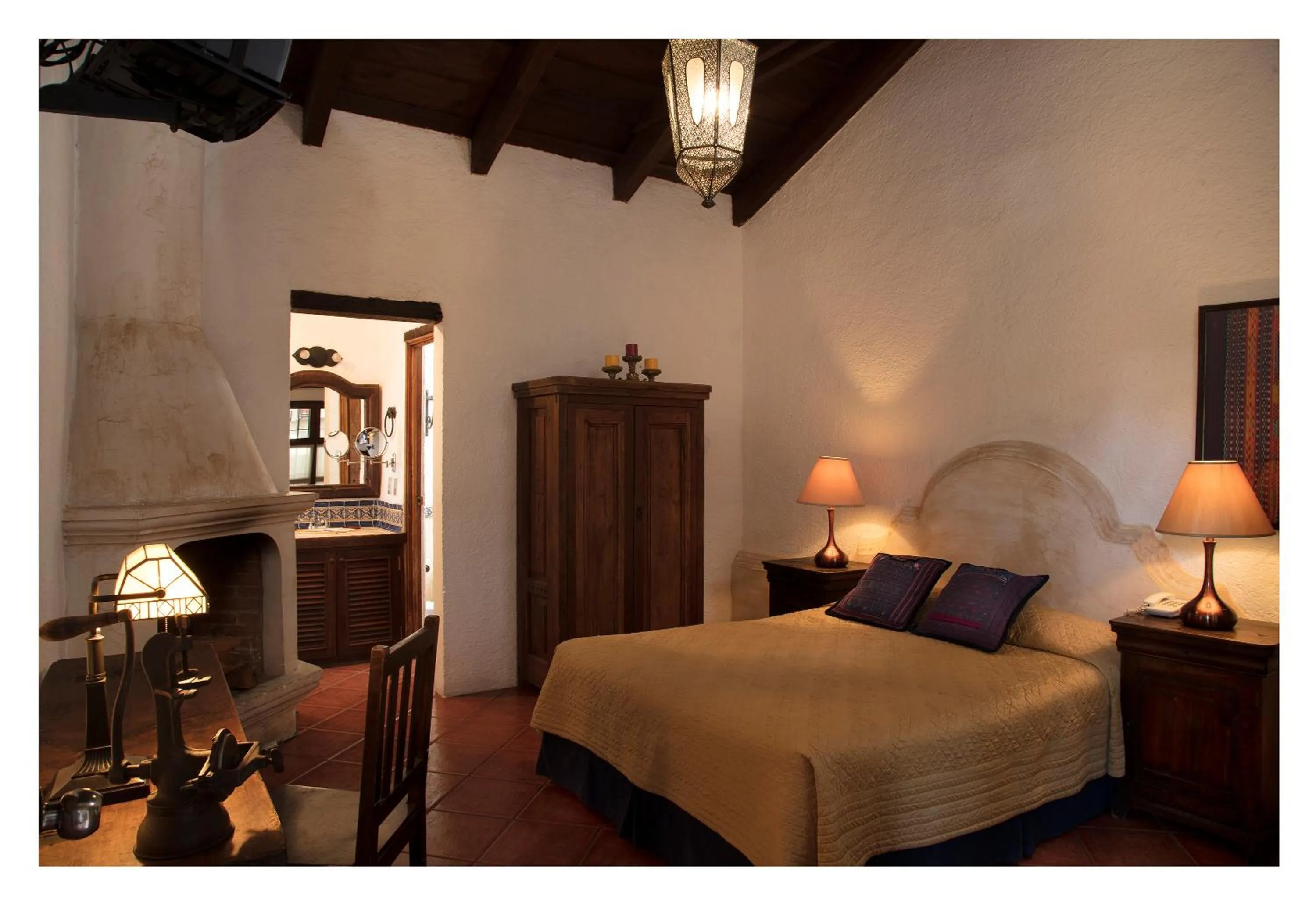 Bed in Posada El Antaño