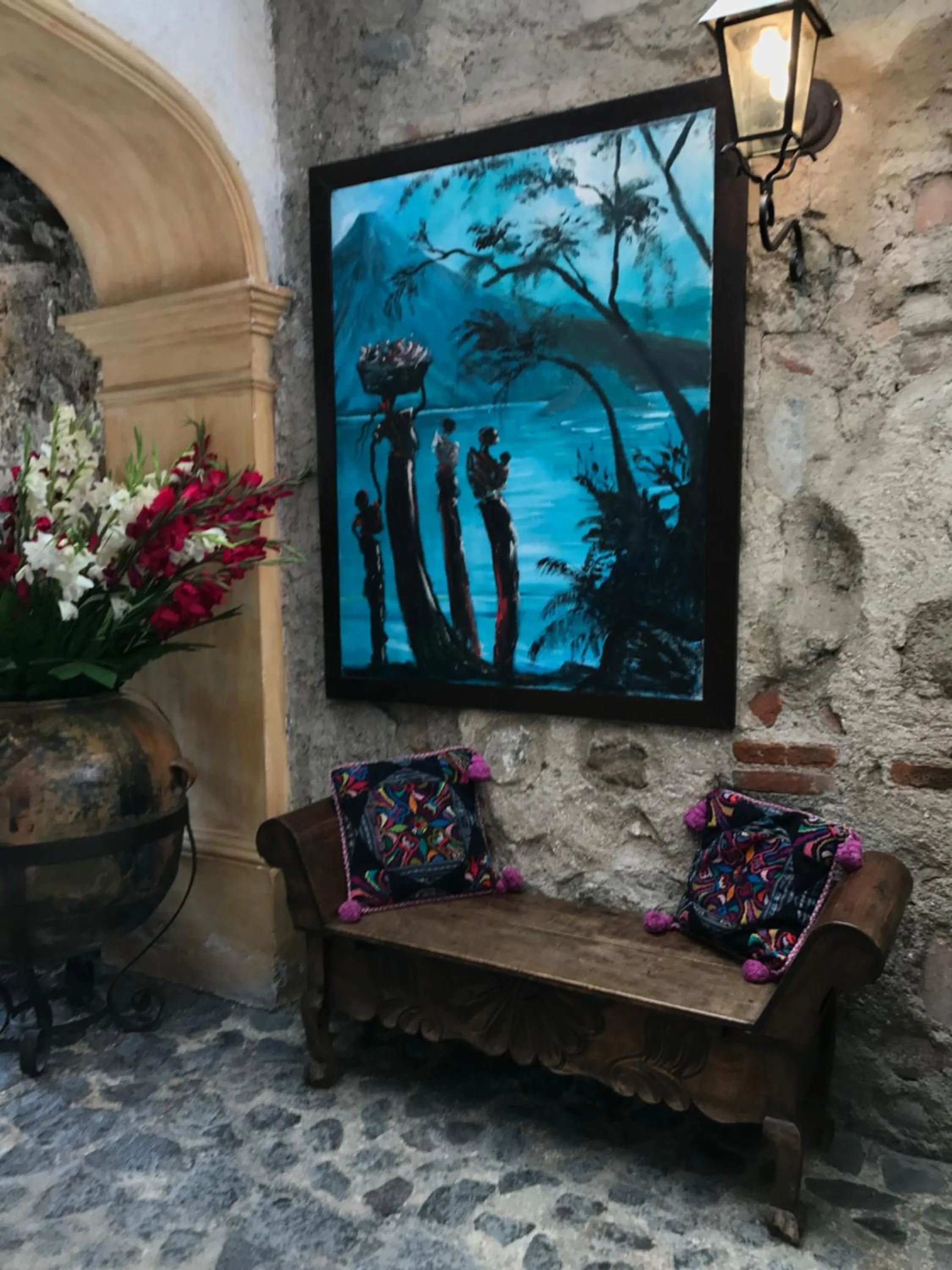 Lobby or reception in Posada El Antaño