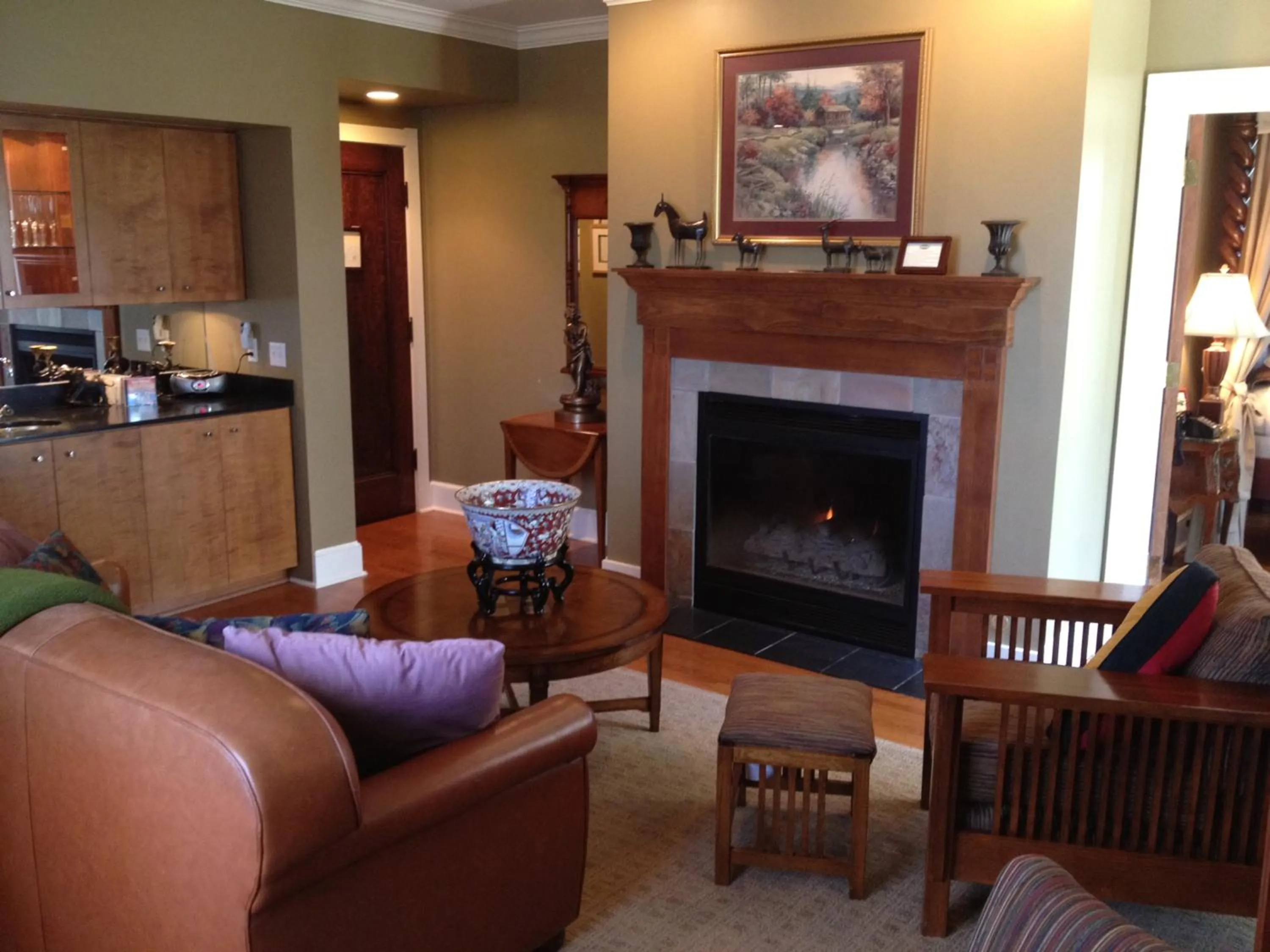 Living room in The Belvedere Inn & Restaurant