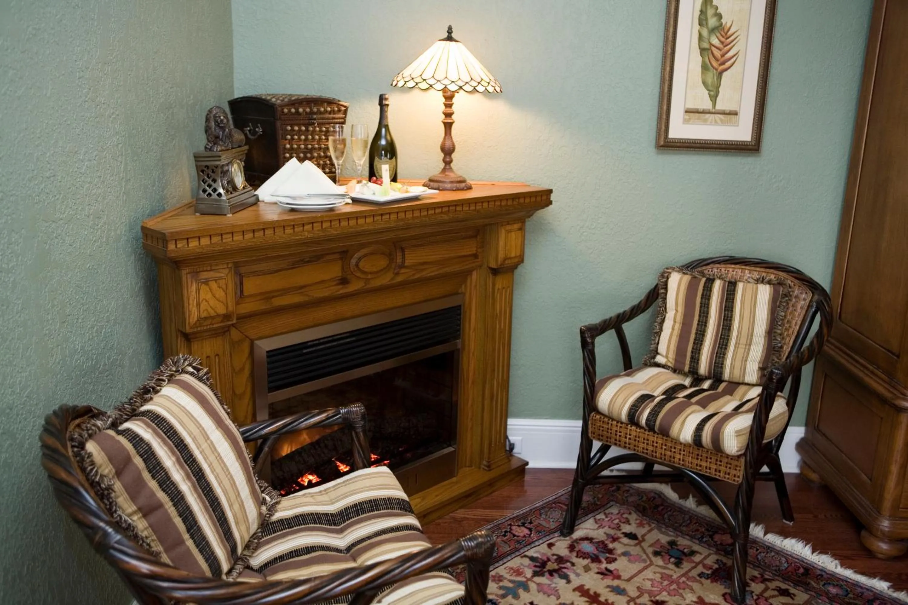 Seating area in The Belvedere Inn & Restaurant