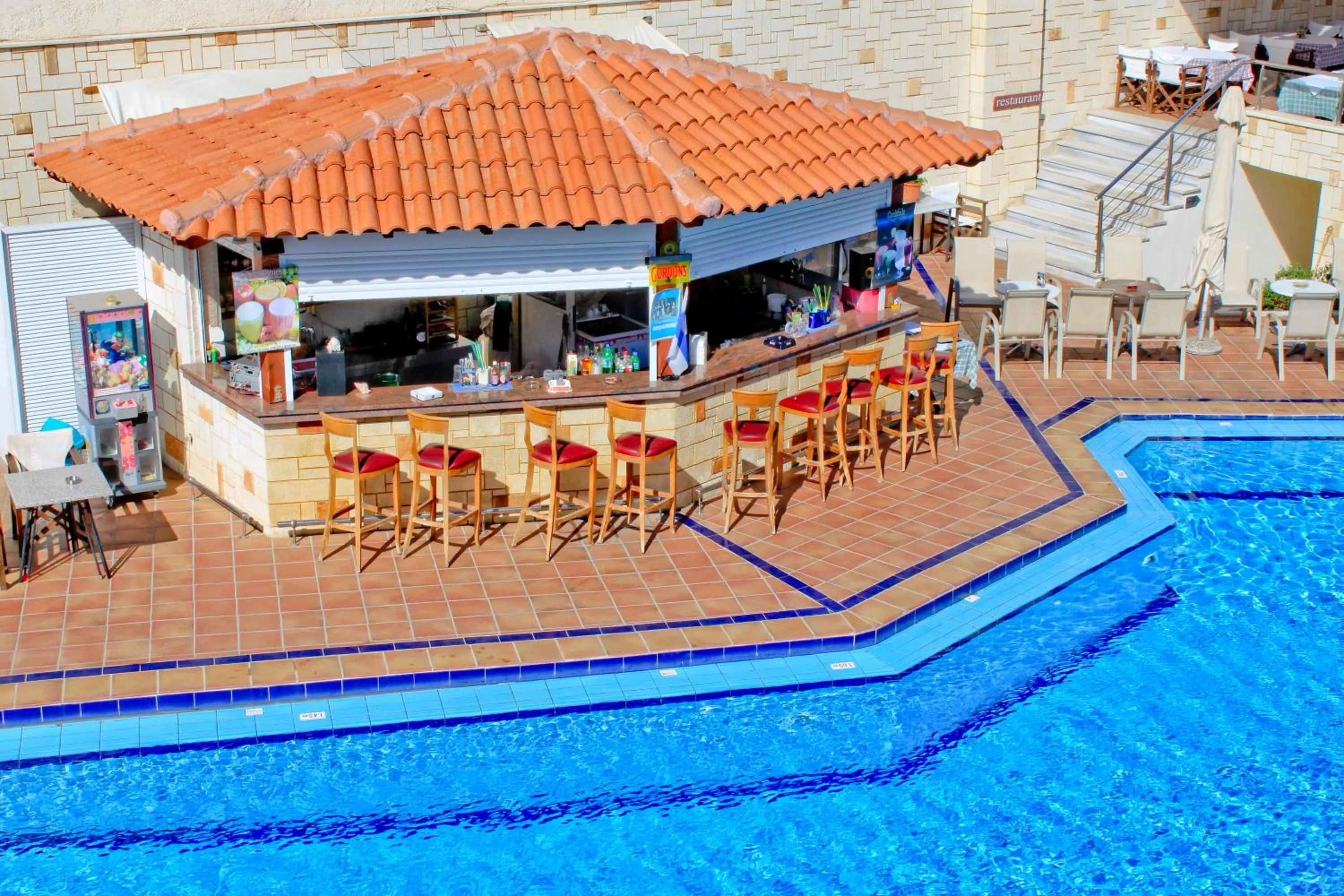 Lounge or bar in Porto Kalamaki Hotel