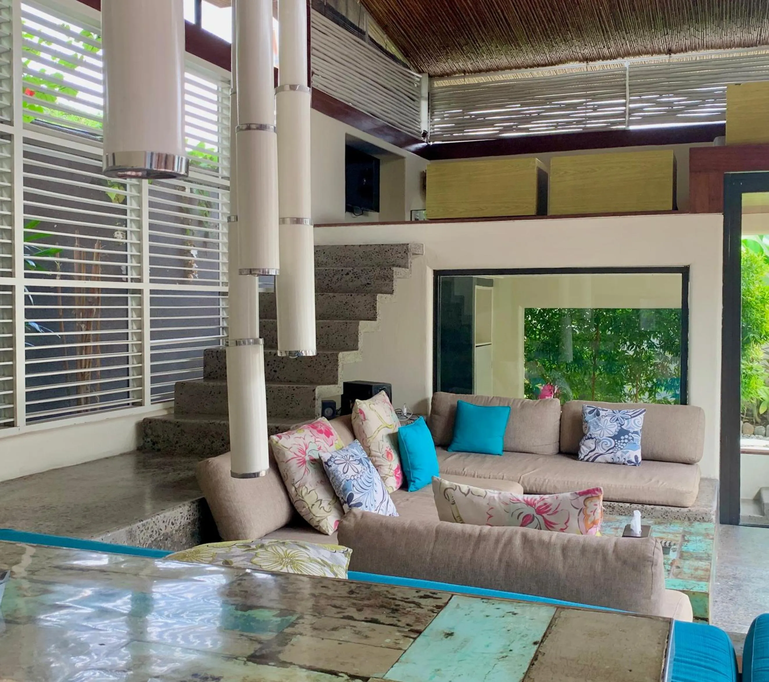 Living room in Kiss Bali Villas