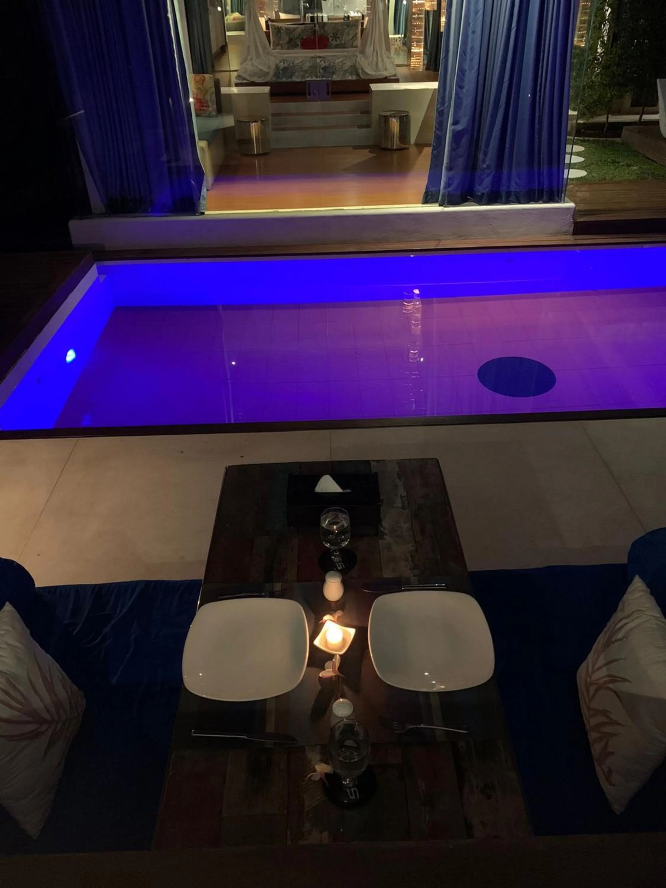 Dining area in Kiss Bali Villas