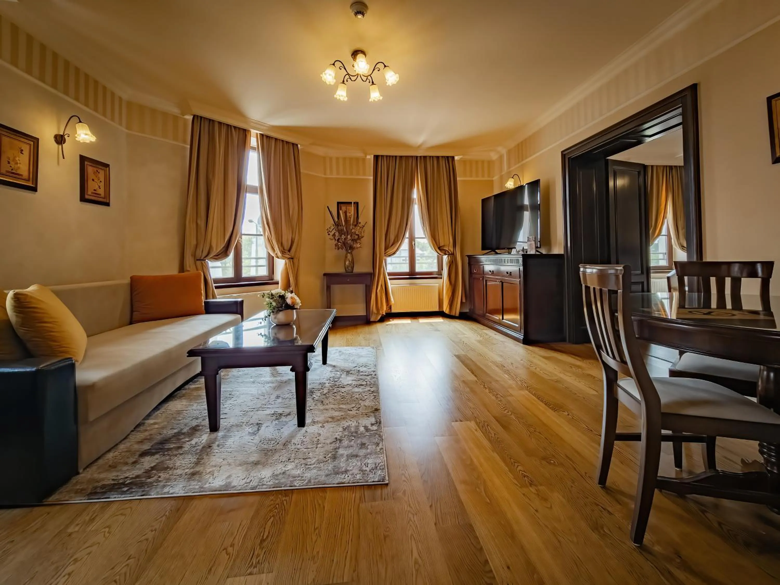 Living room in Aparthotel Iosefin Residence