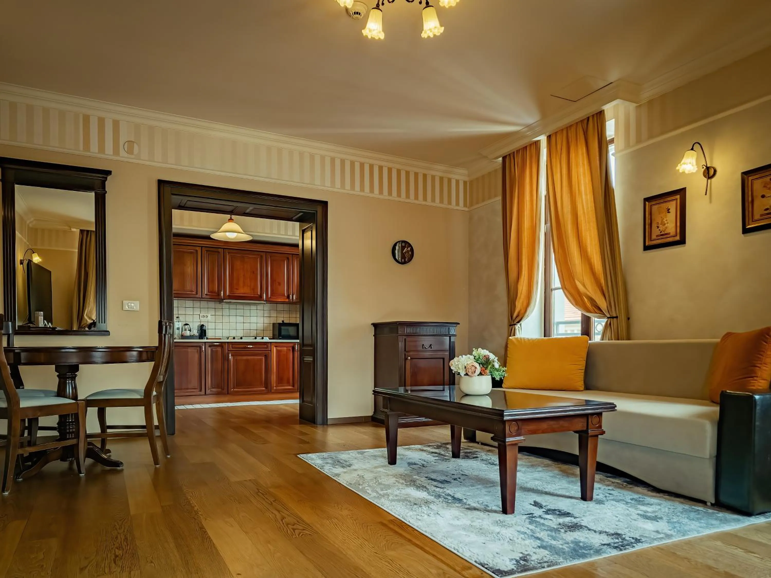 Living room in Aparthotel Iosefin Residence