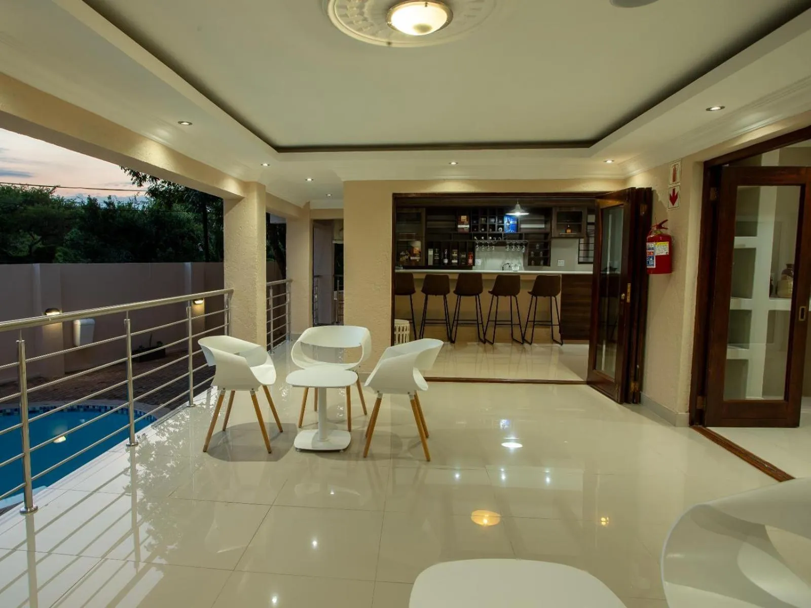 Living room in Global Village Guest House