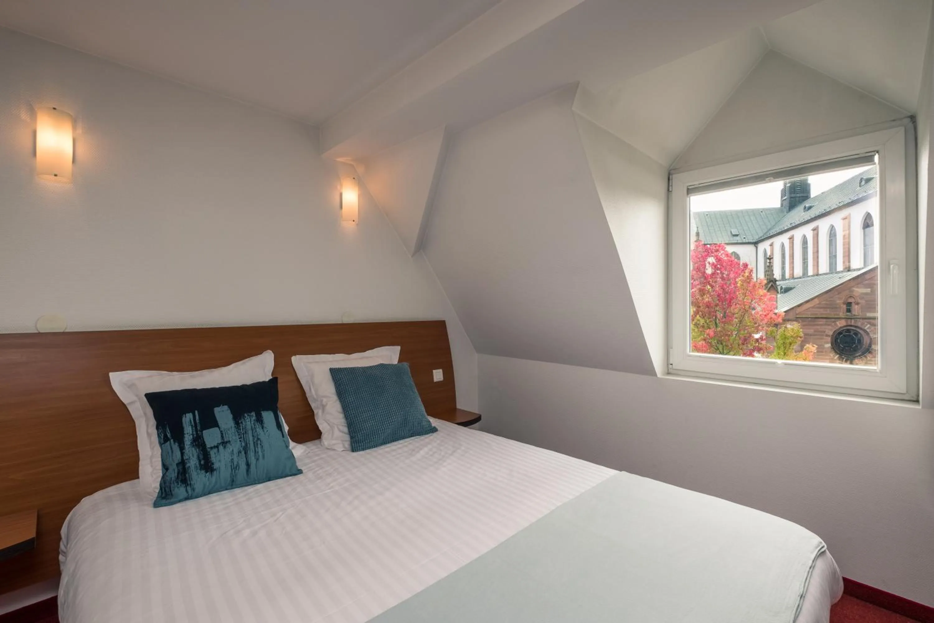 Bedroom, Bed in Hôtel Restaurant Notre Dame