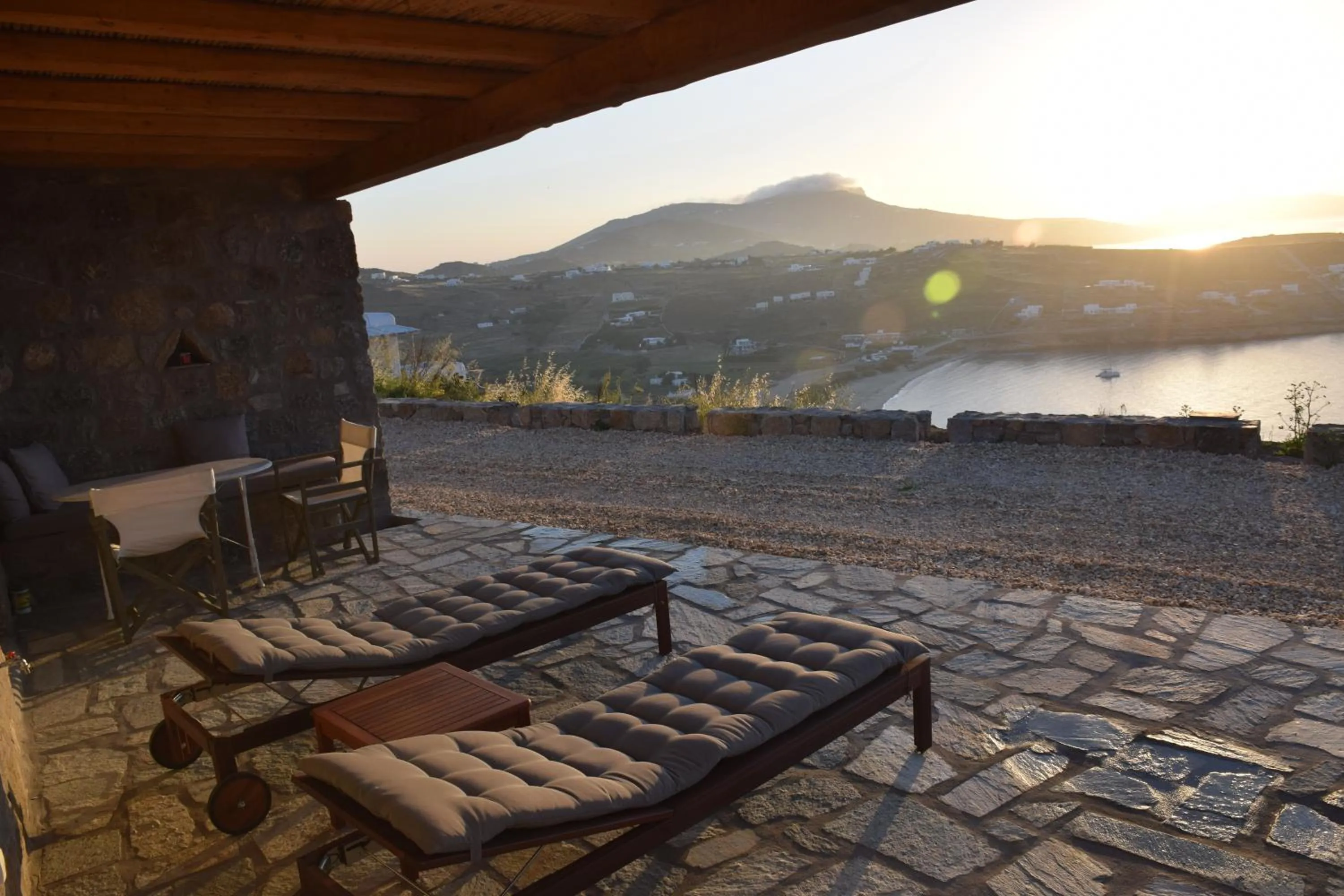 Balcony/Terrace in Andromeda Mykonos Villas & Suites