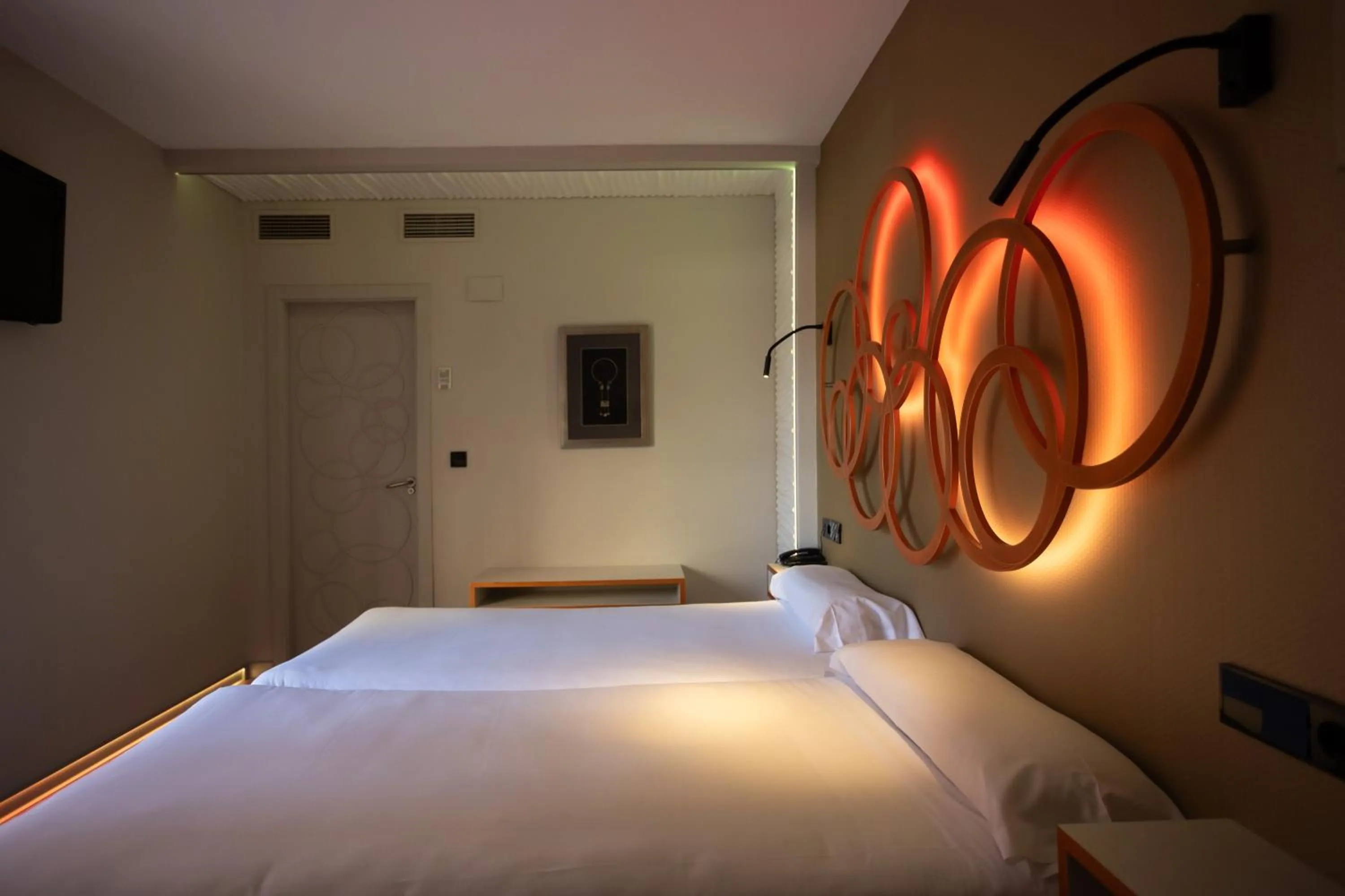 Bed in Hotel Centro Los Braseros