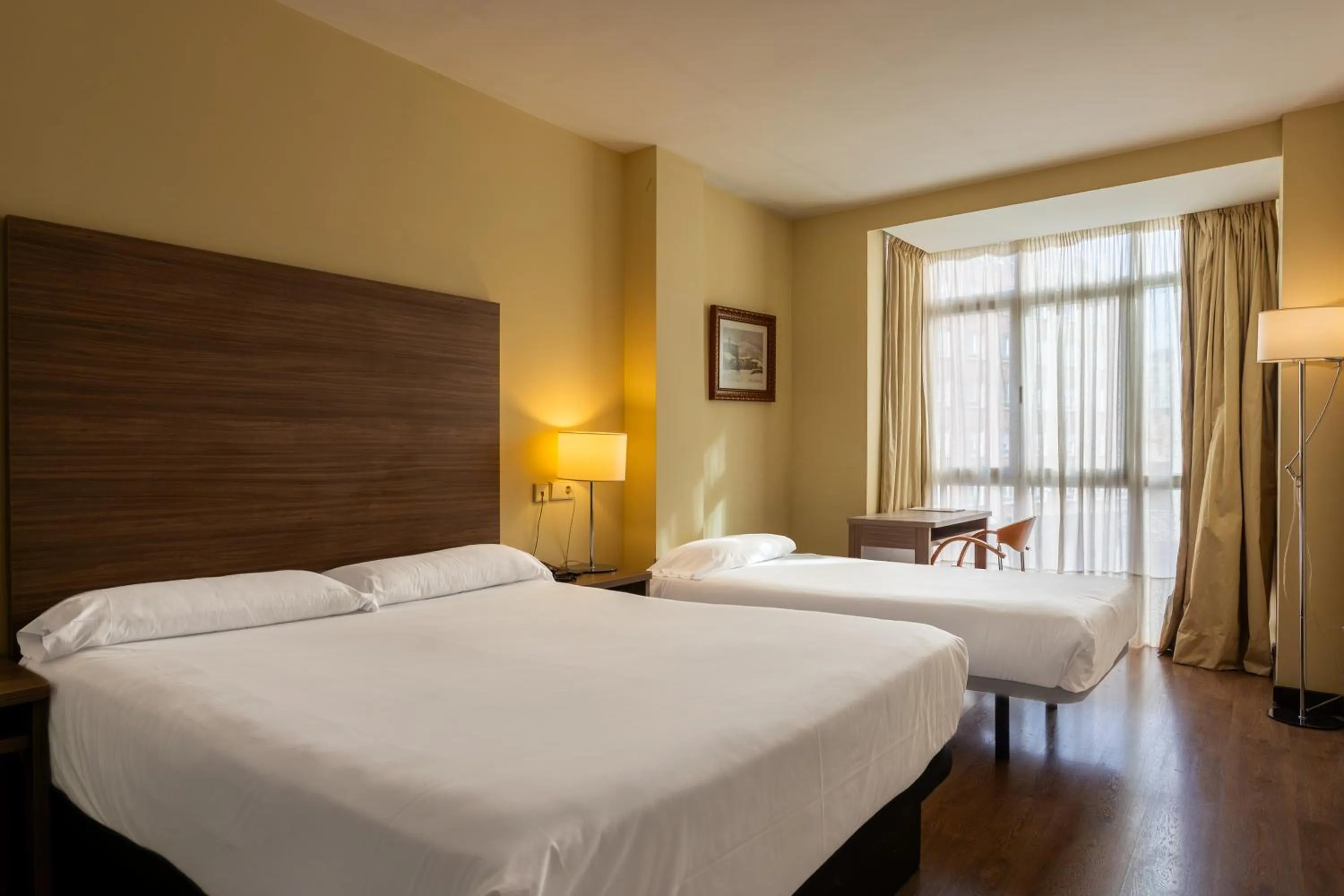 Bed in Hotel Centro Los Braseros