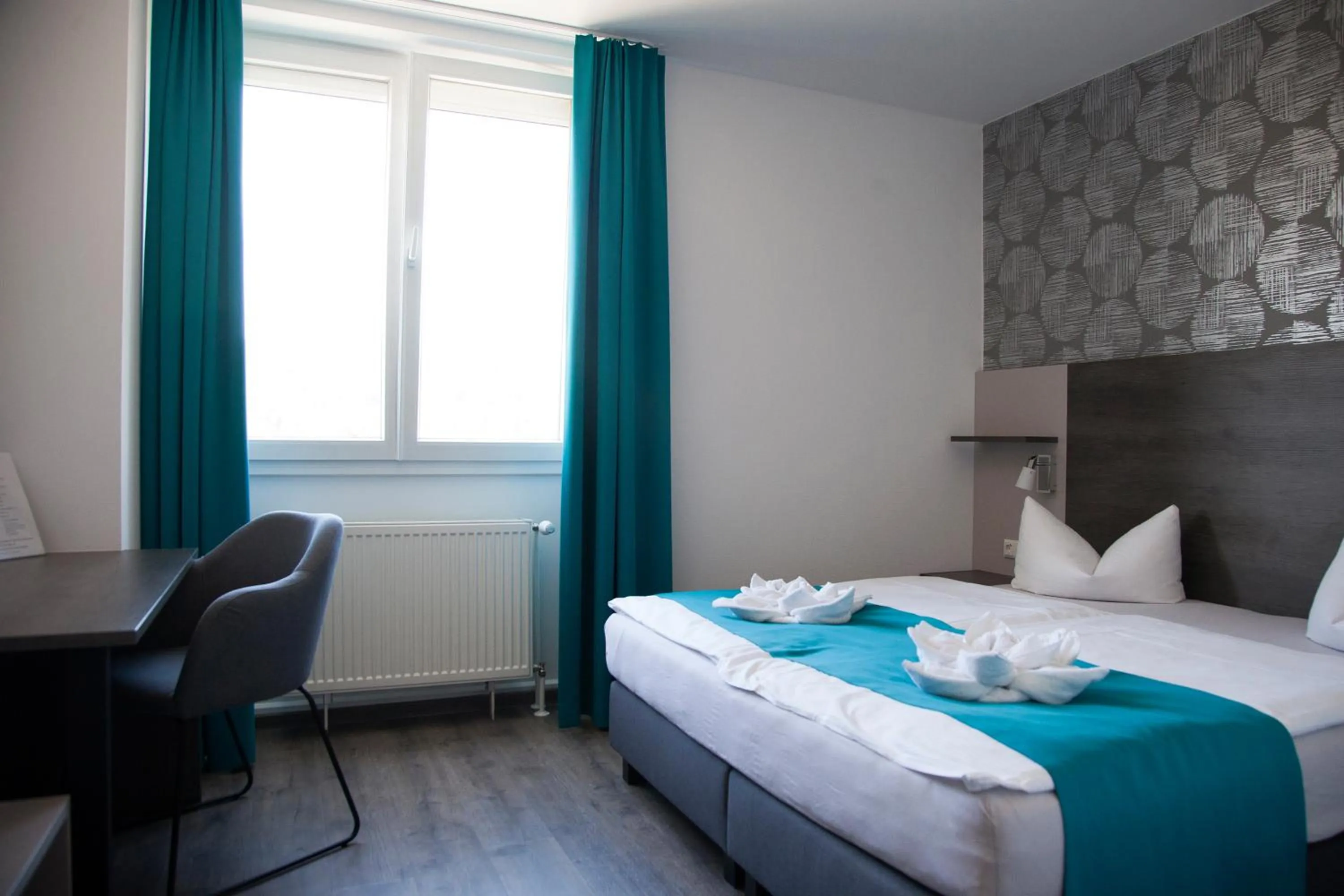 Bed in Hotel im Kaiserpark