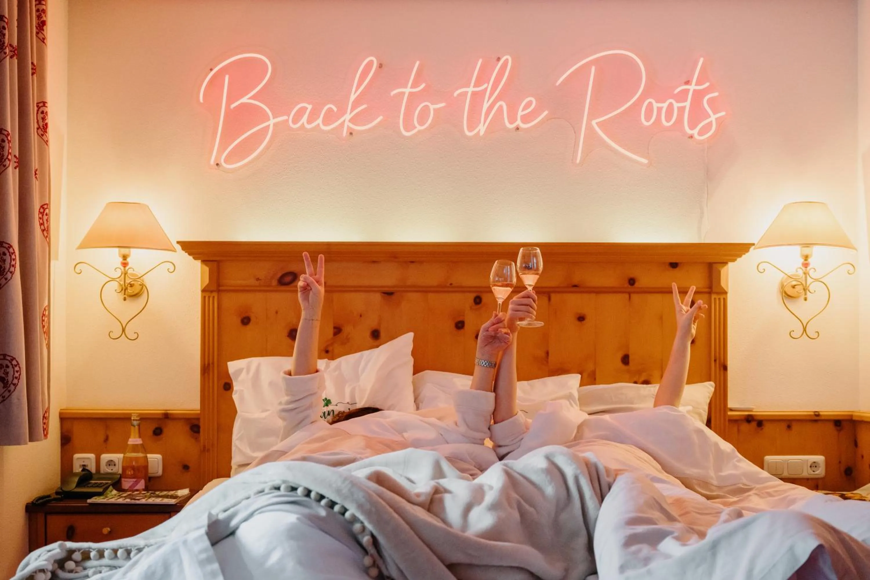 Bed in Sylvana's Wohlfühl Hotel