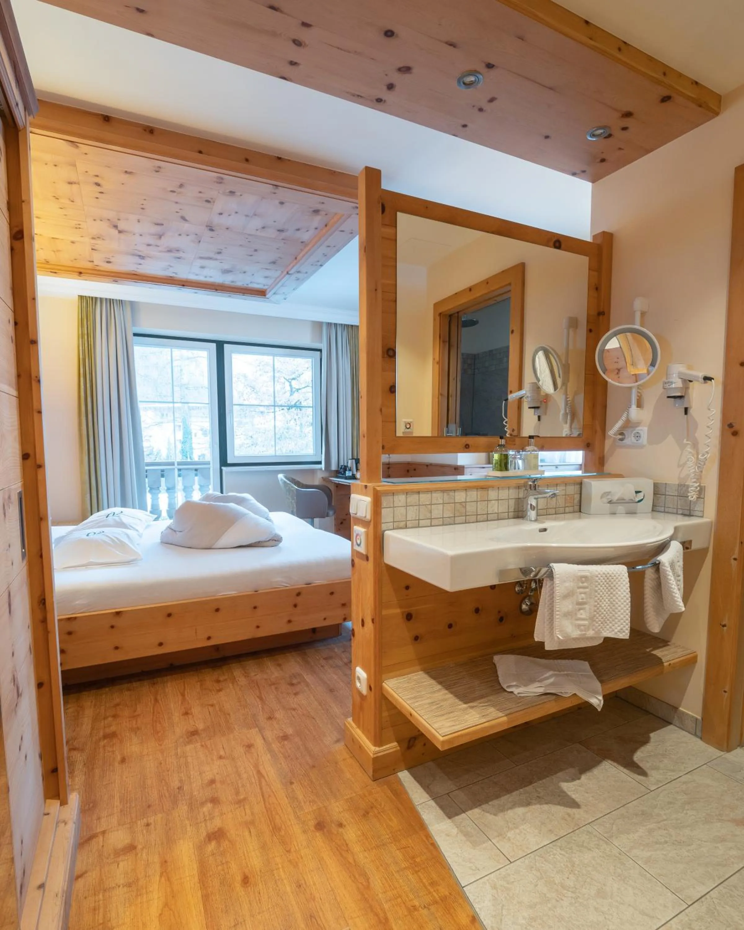 Bed in Sylvana's Wohlfühl Hotel