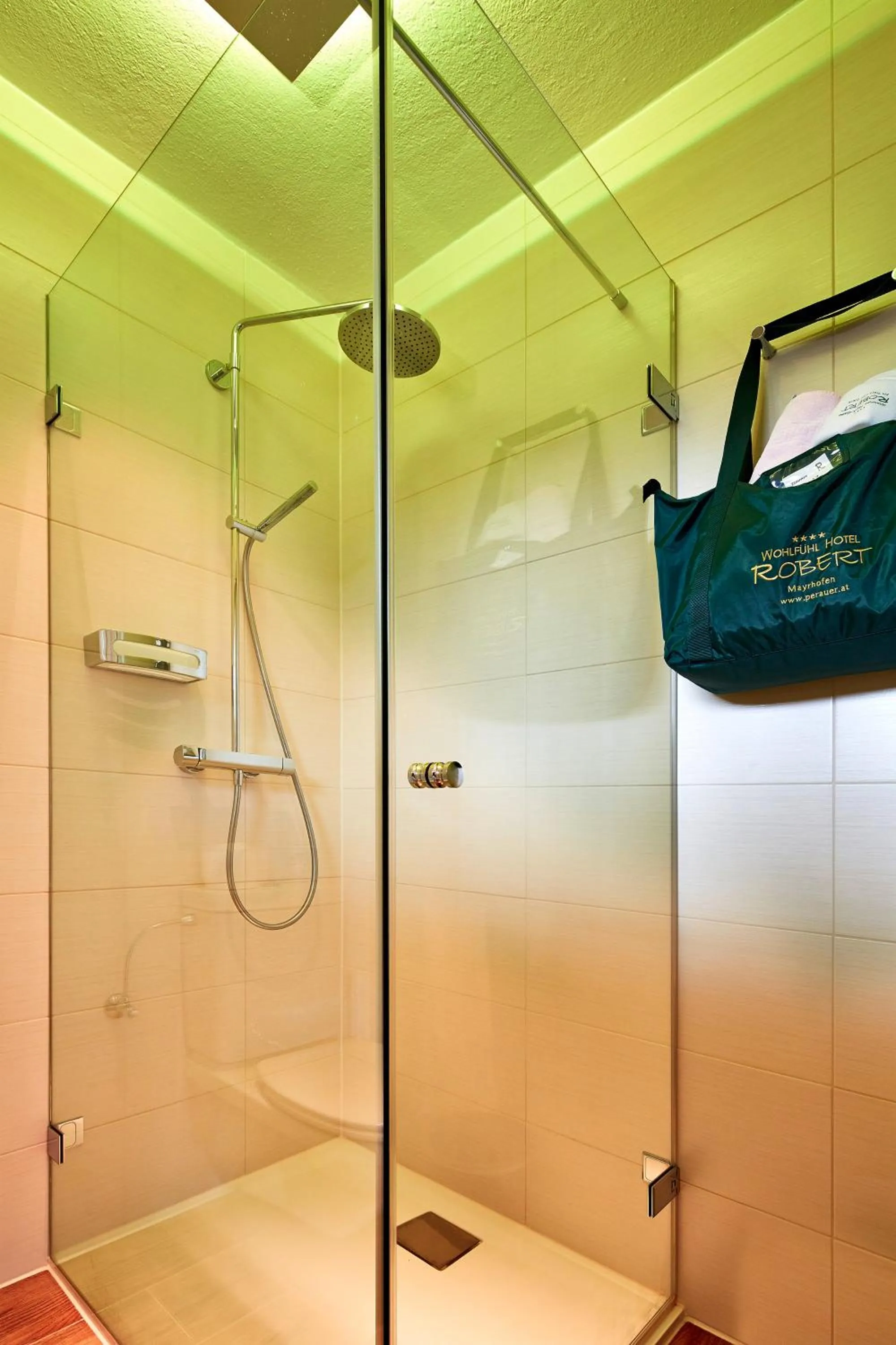 Shower in Sylvana's Wohlfühl Hotel