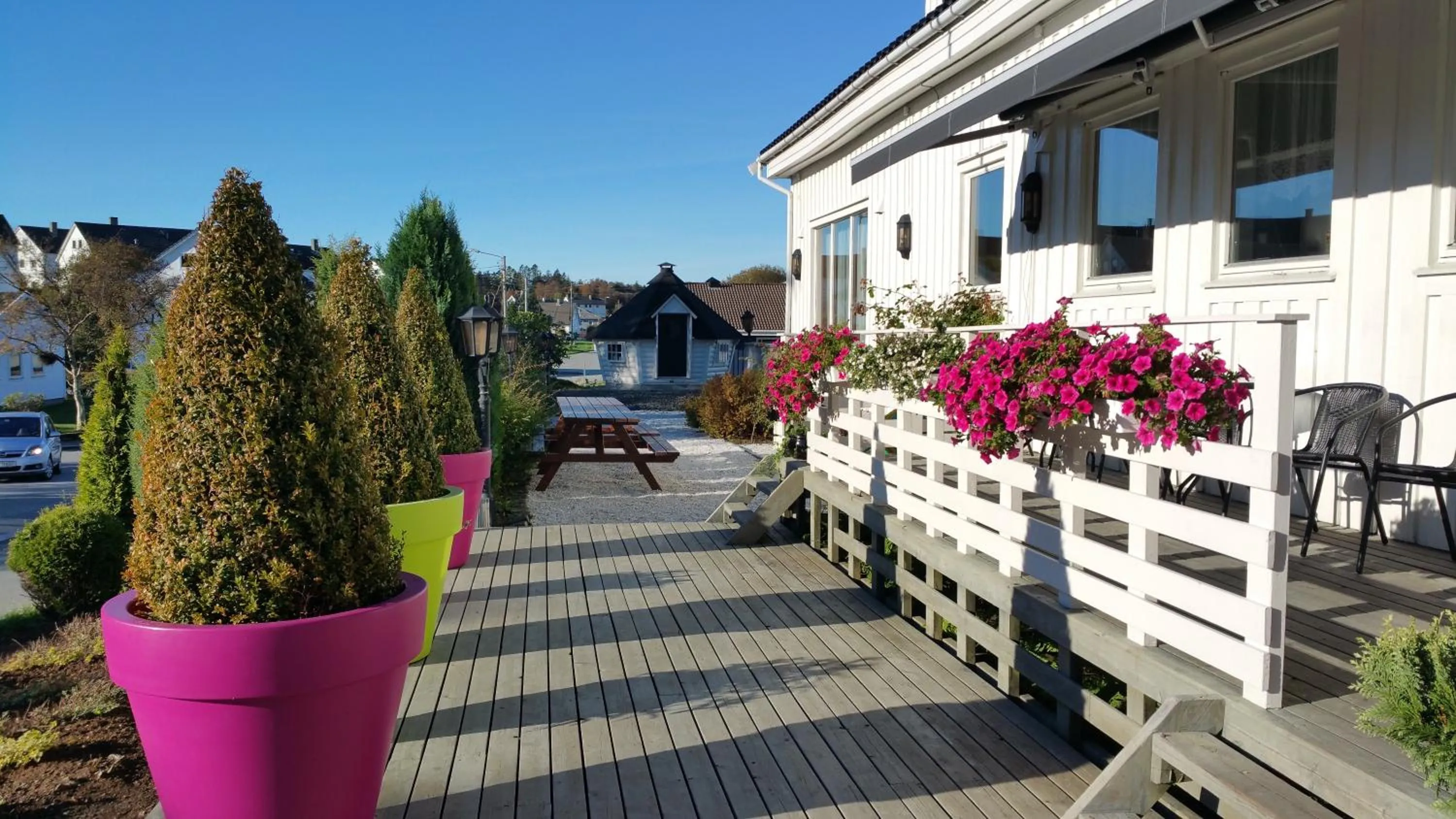 Patio in Skeisvang Gjestgiveri