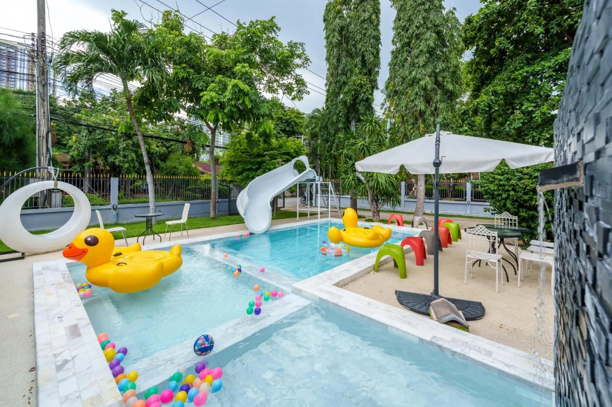 Aqua park in Villa Navin Premiere Pool Villa