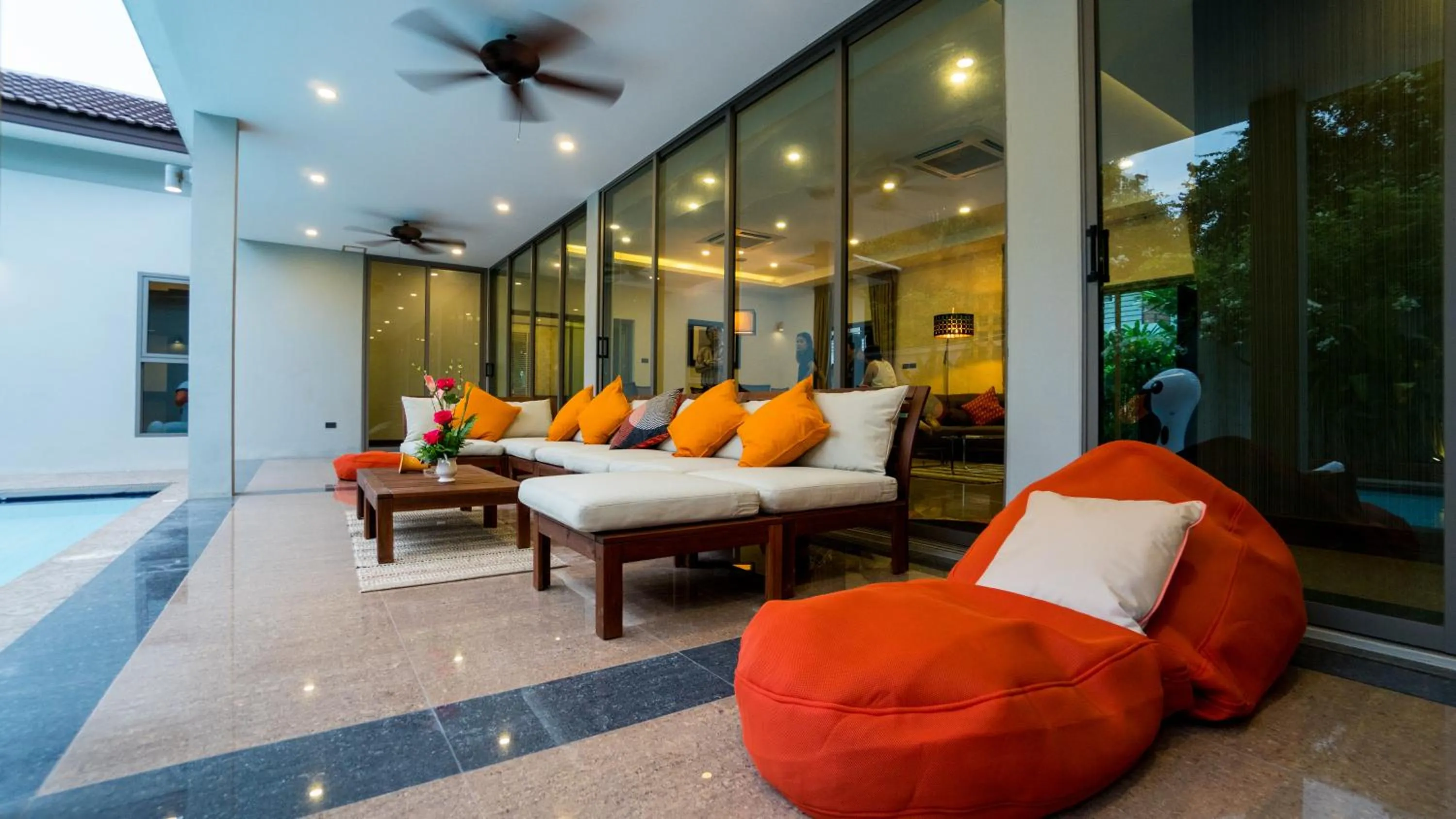 Balcony/Terrace in Villa Navin Premiere Pool Villa