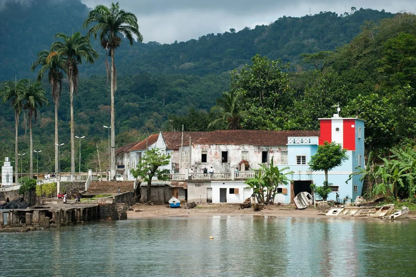 Natural landscape in Roça Sundy - Principe Collection