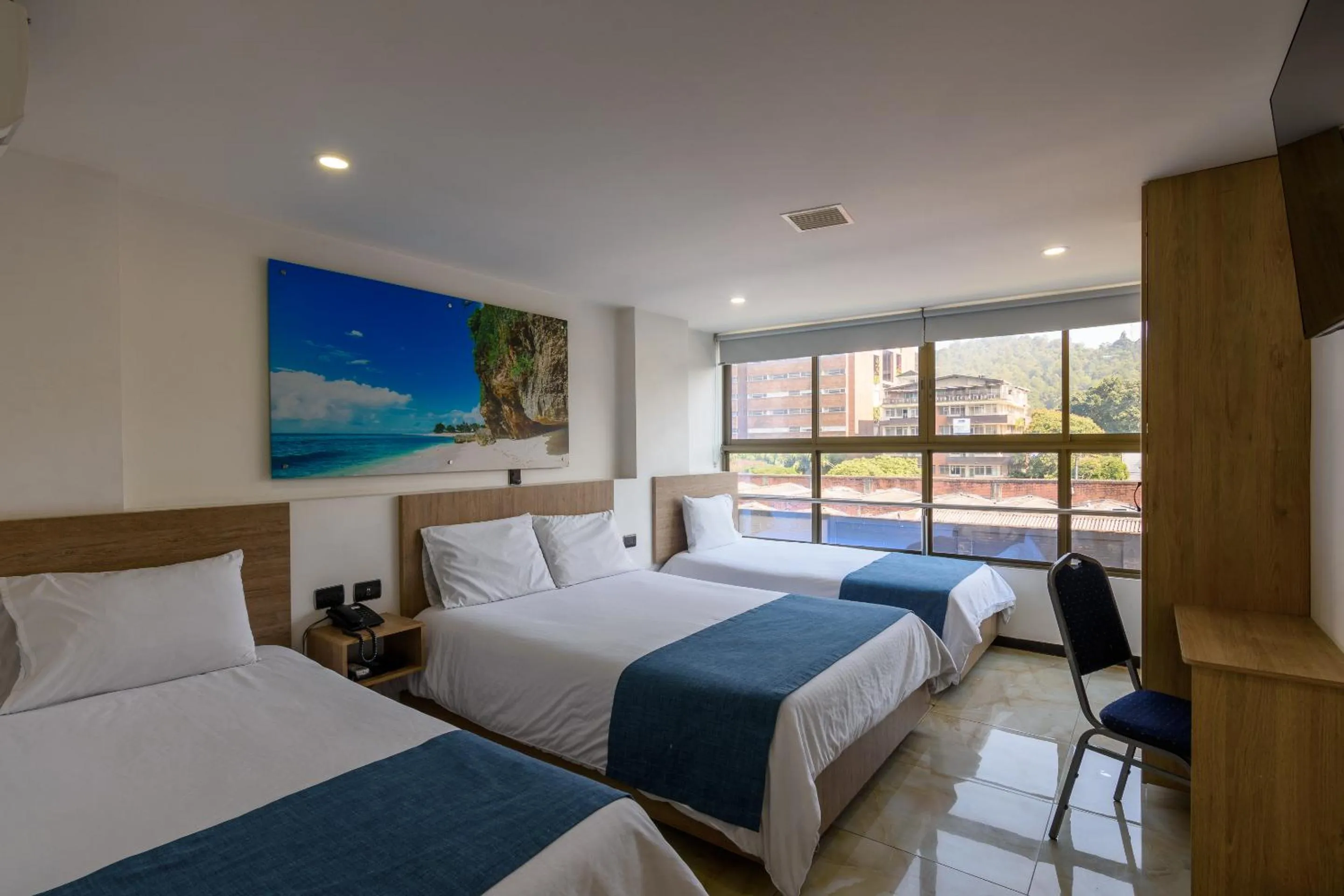 Bedroom, Bed in Hotel Med Estadio