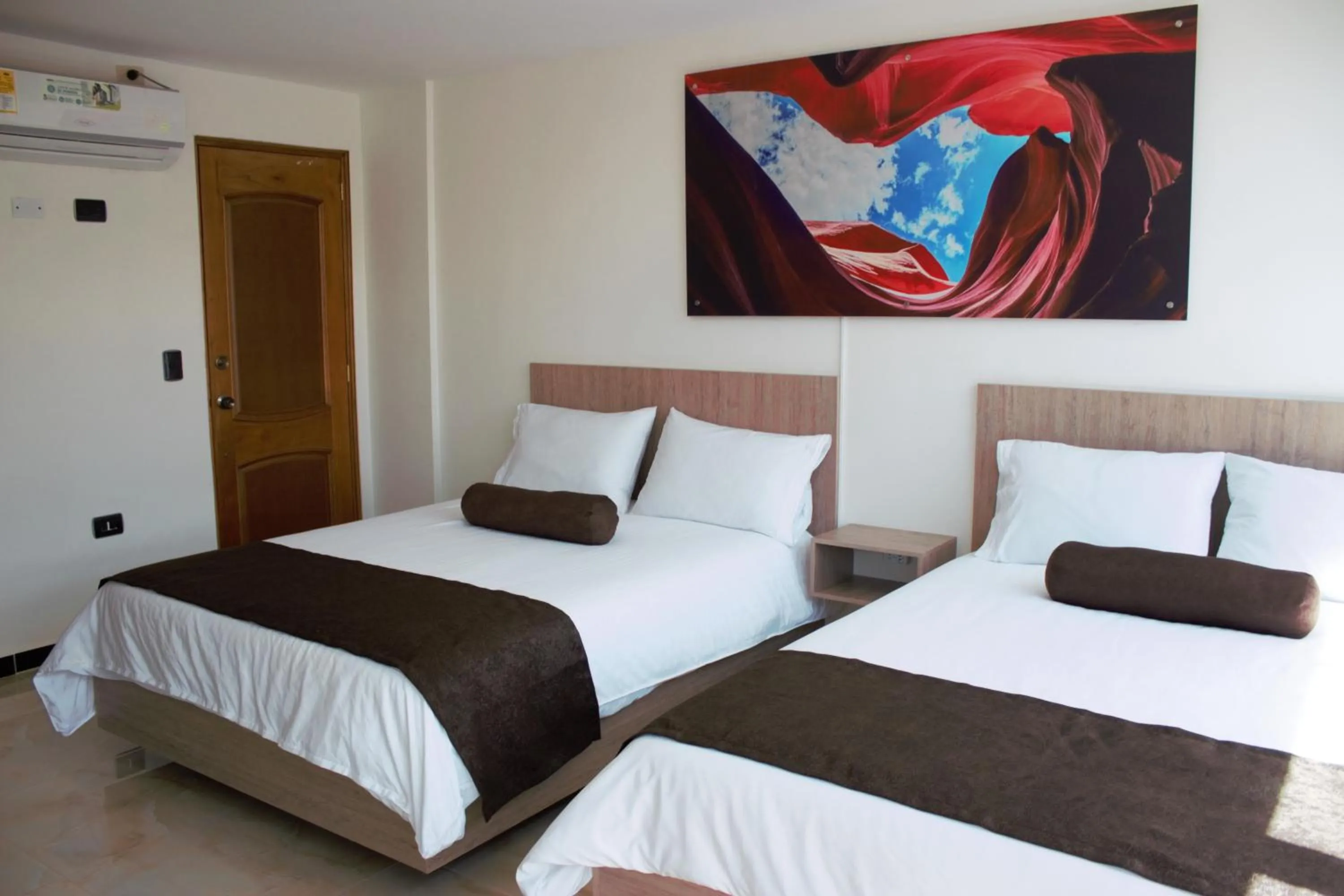 Bedroom, Bed in Hotel Med Estadio