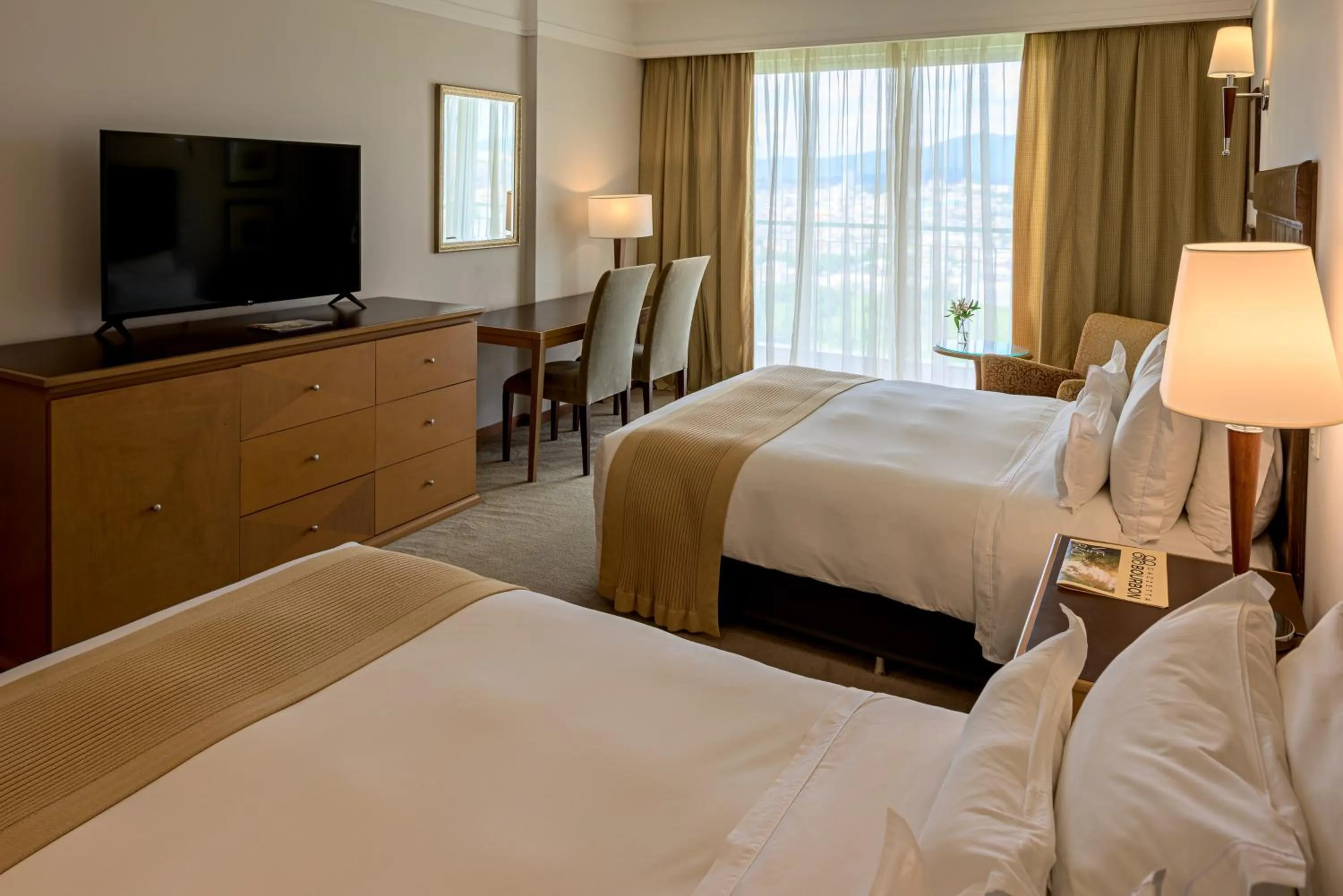 Bed in Bourbon Resort Atibaia