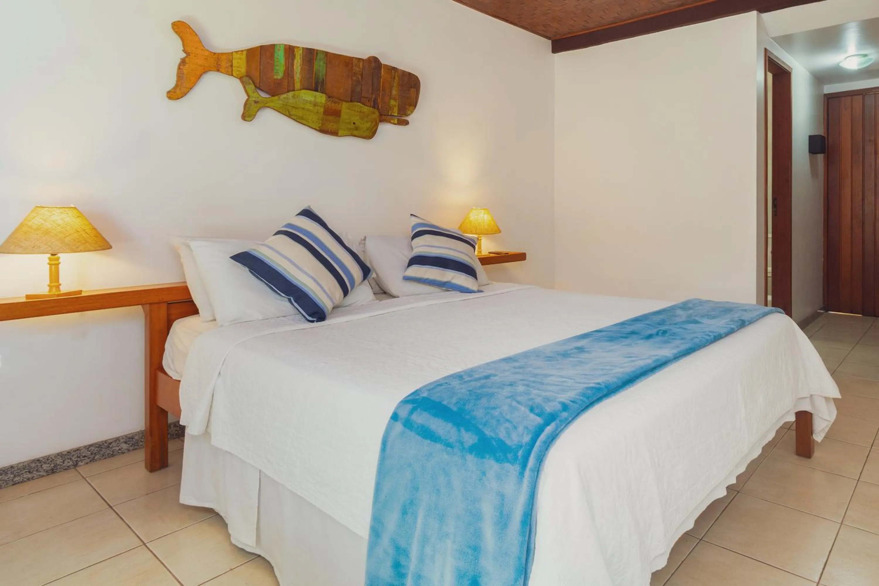 Bed in Pousada MAR João Fernandes